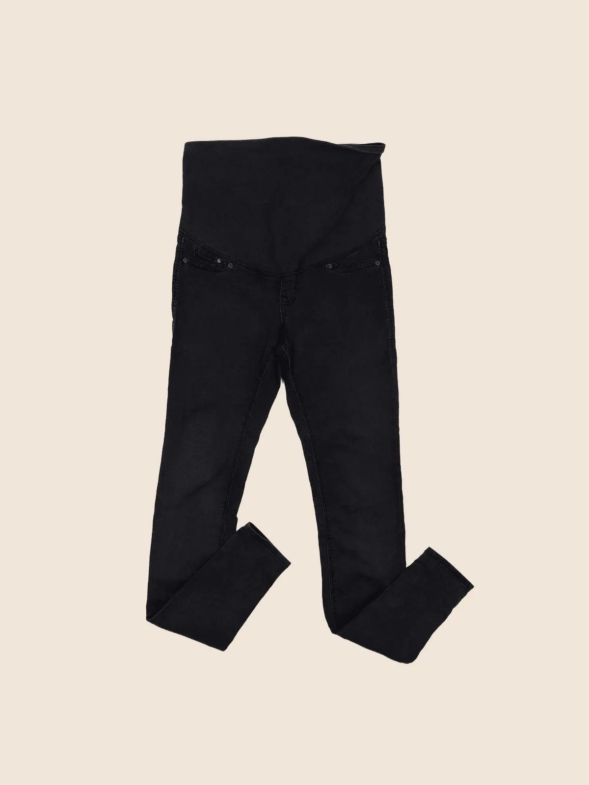 H&M - jean grossesse gris - 36