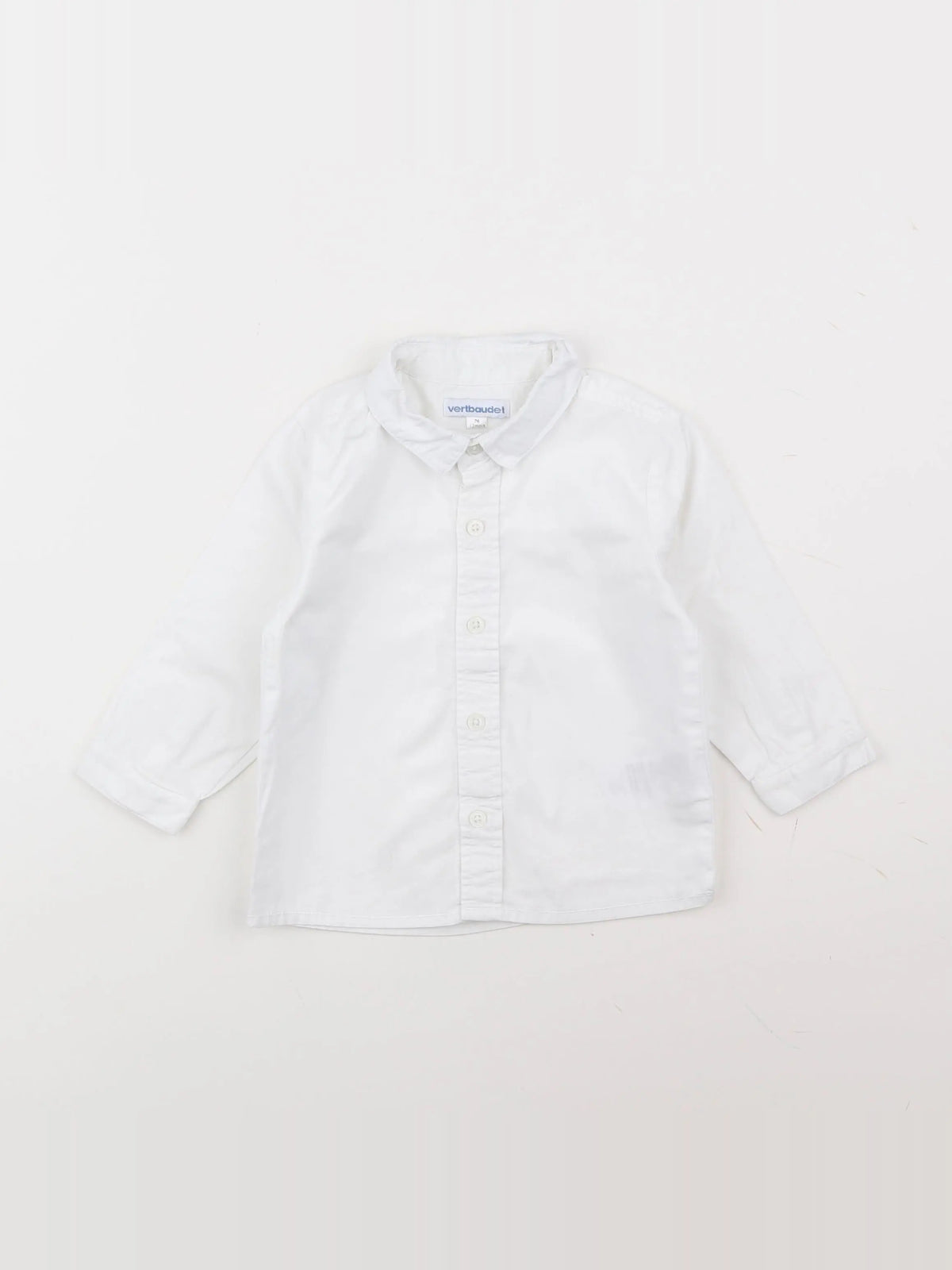 Vertbaudet - chemise blanc - 12 mois