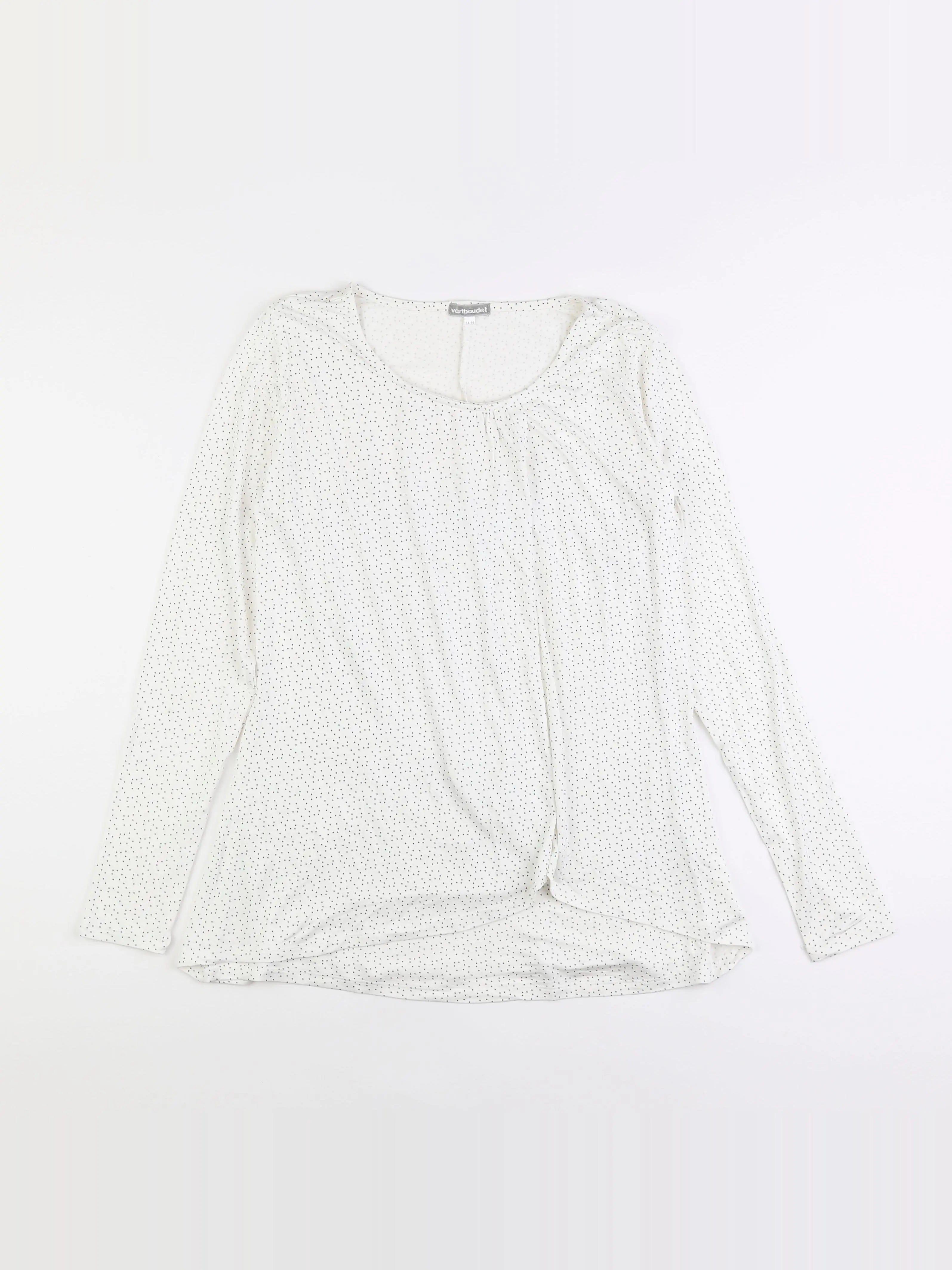 Vertbaudet - tee-shirt grossesse blanc - 34 à 36