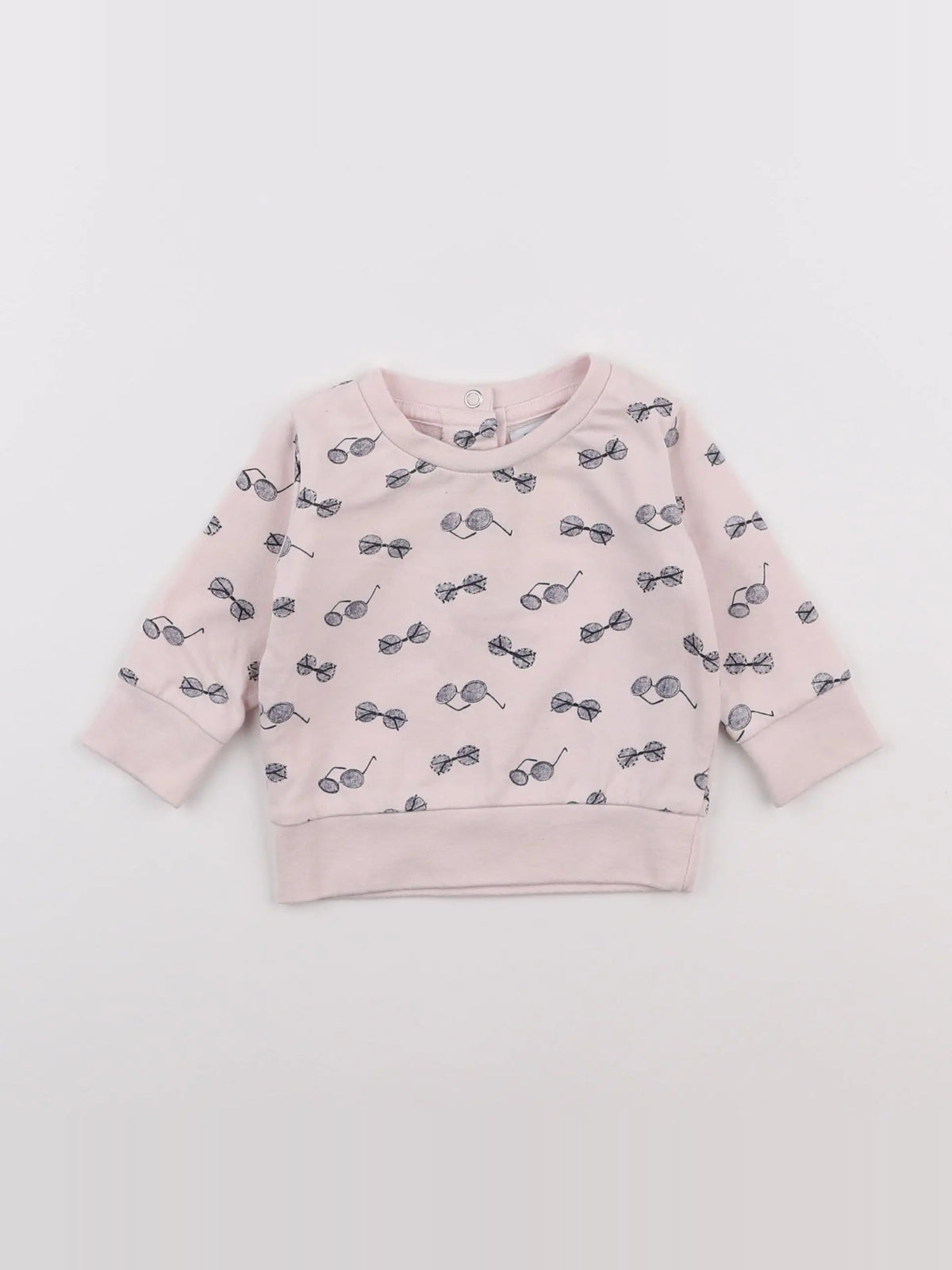 La Redoute - sweat rose - 3 mois