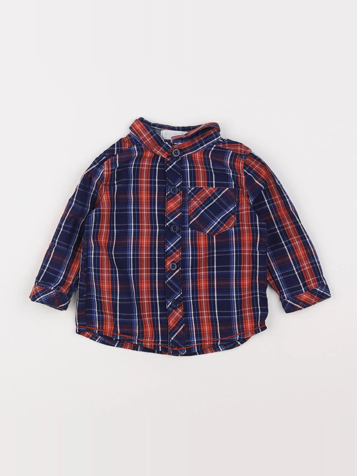Cadet Rousselle - chemise bleu - 12 mois