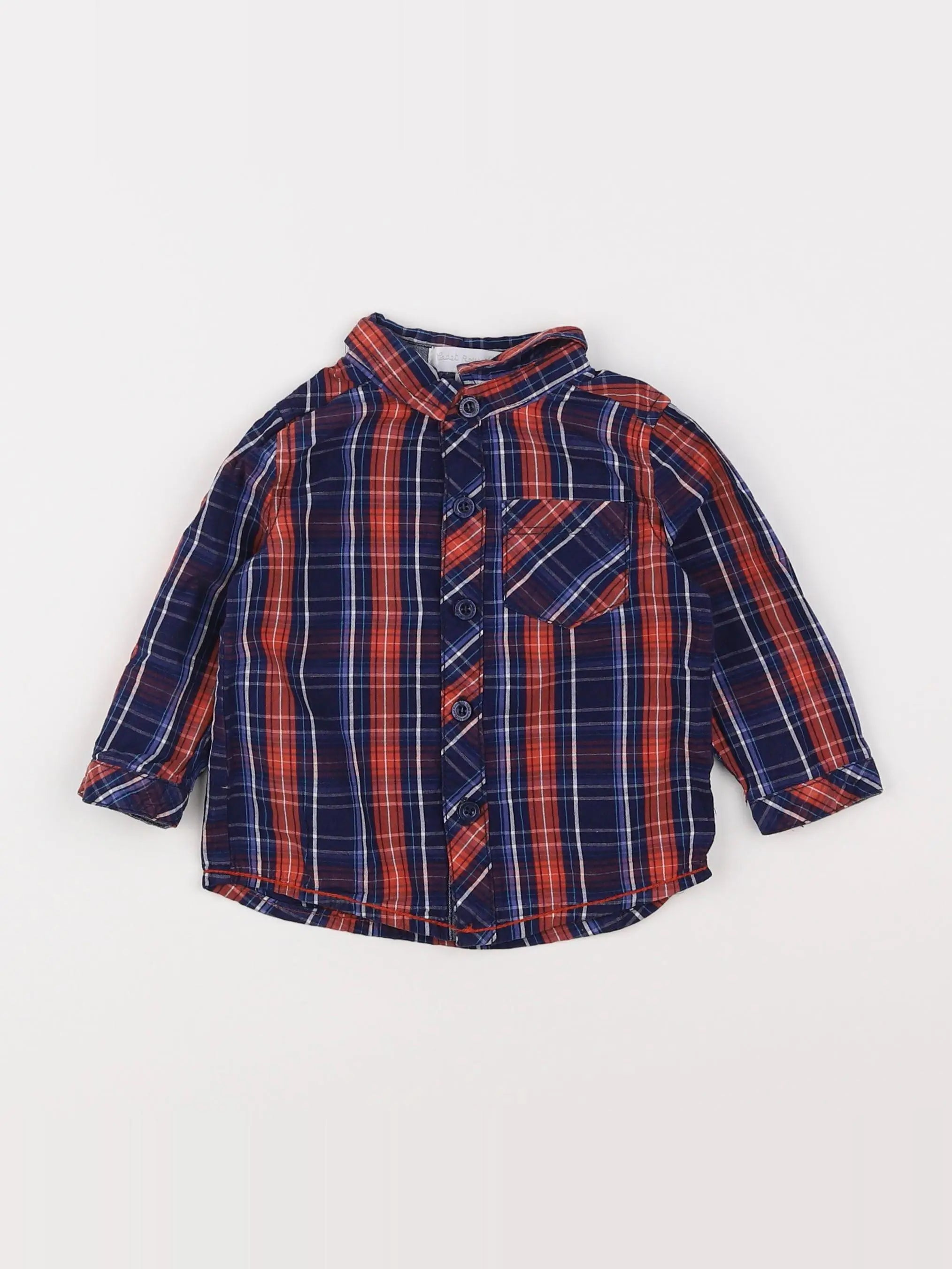 Cadet Rousselle - chemise bleu - 12 mois