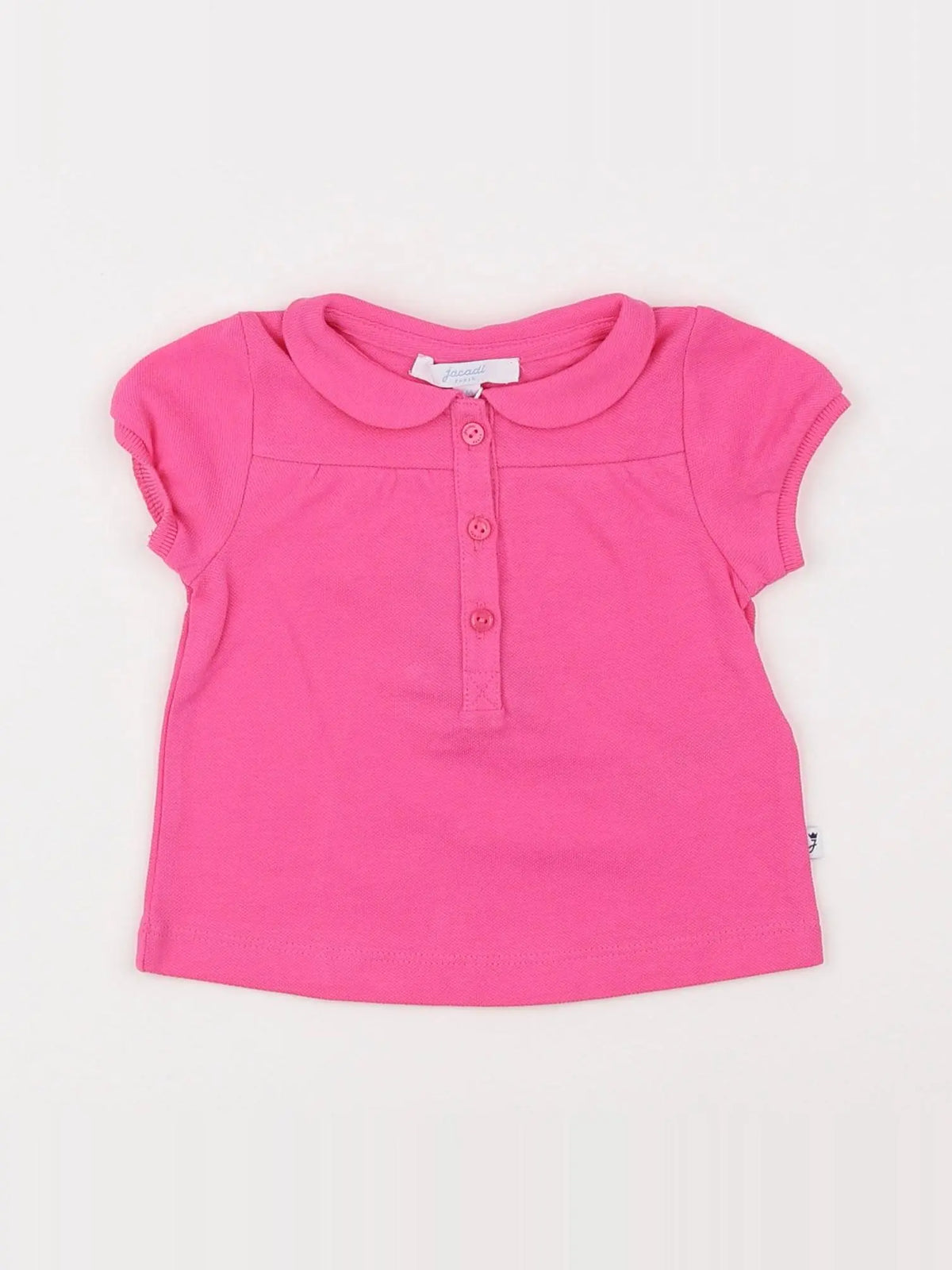 Jacadi - polo rose - 6 mois