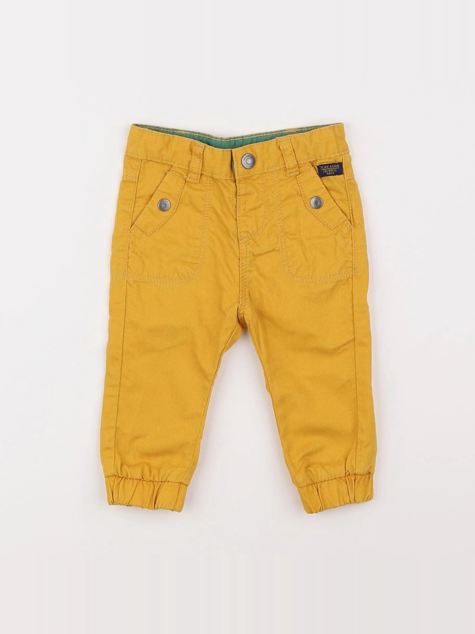 Tape à l'oeil - pantalon jaune - 6 mois