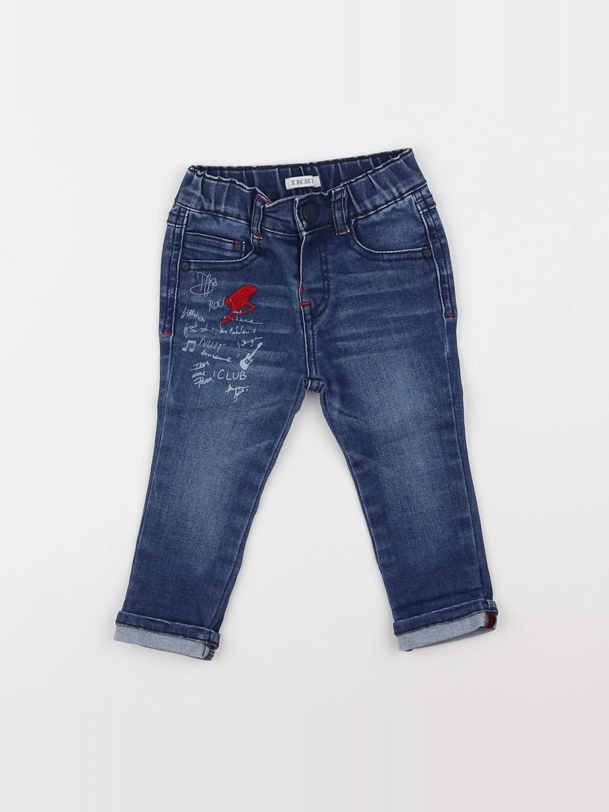 IKKS - jean bleu - 6 mois