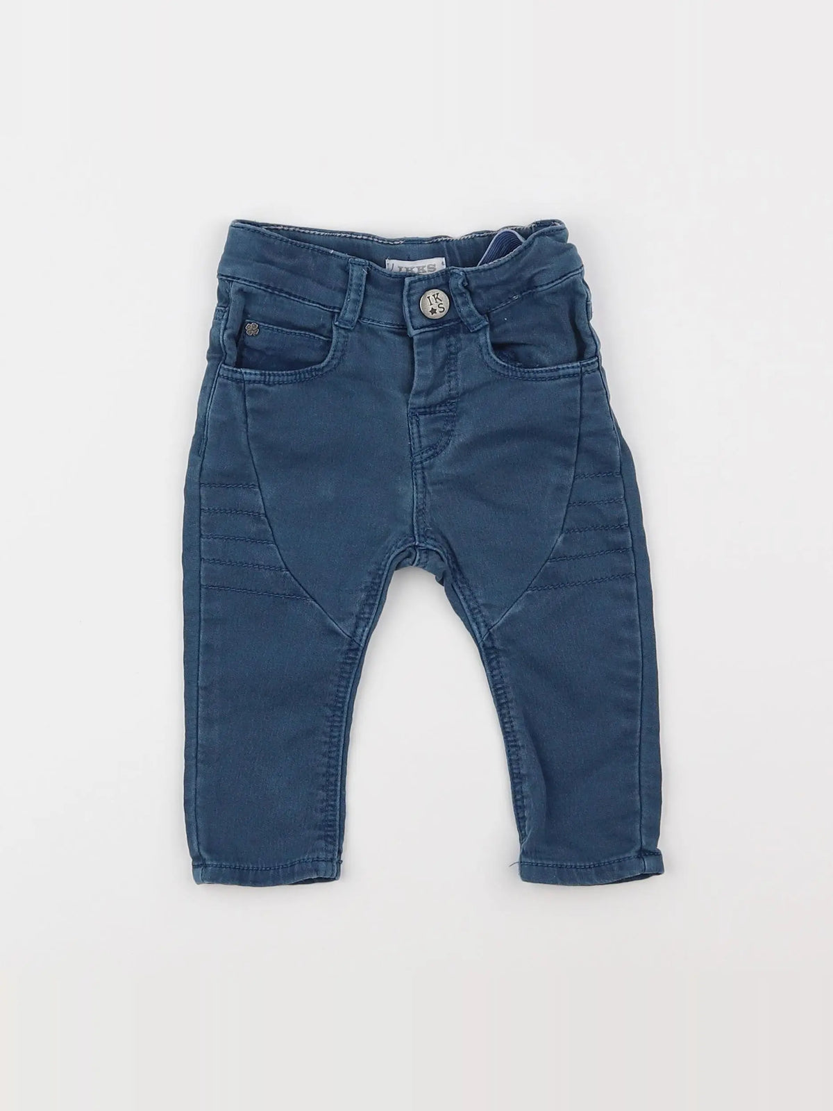 IKKS - pantalon bleu - 6 mois