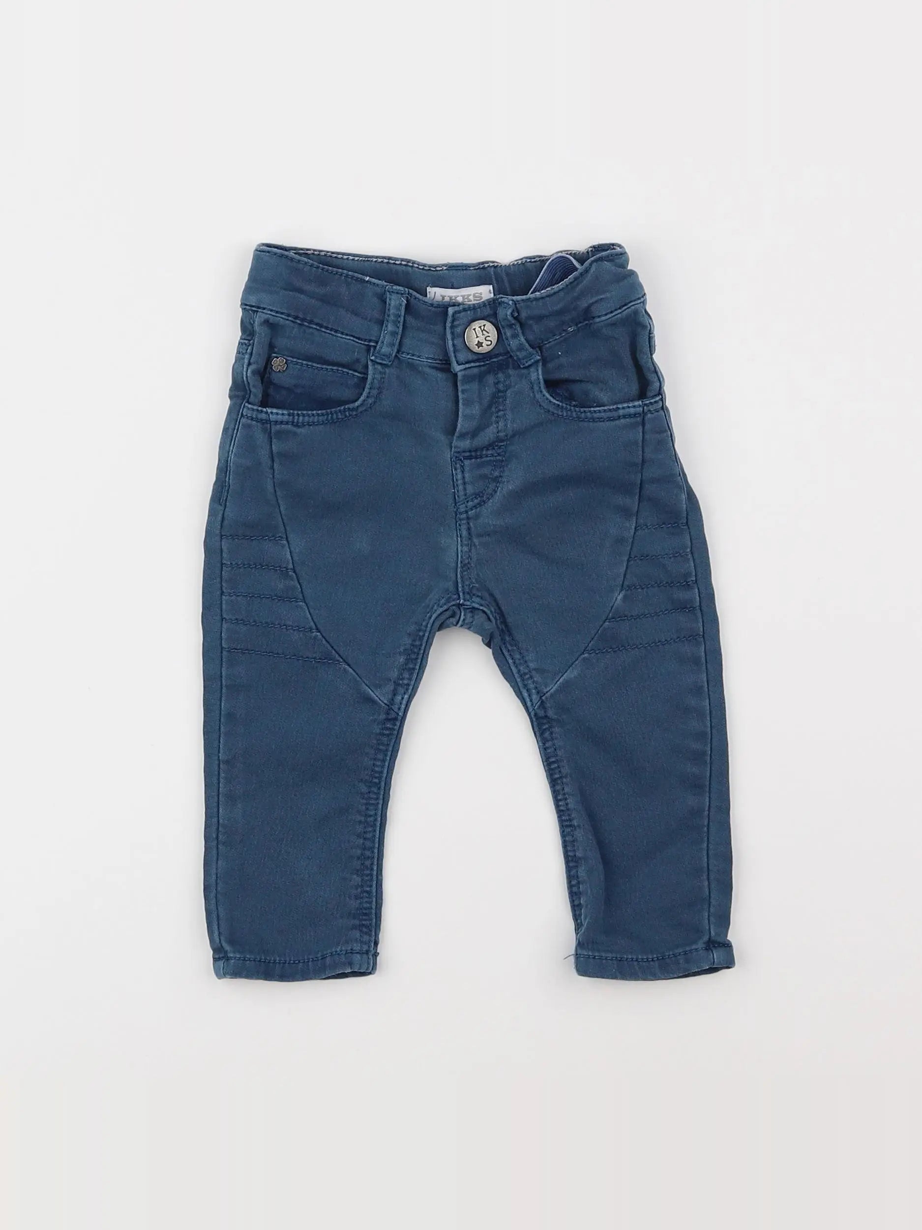 IKKS - pantalon bleu - 6 mois