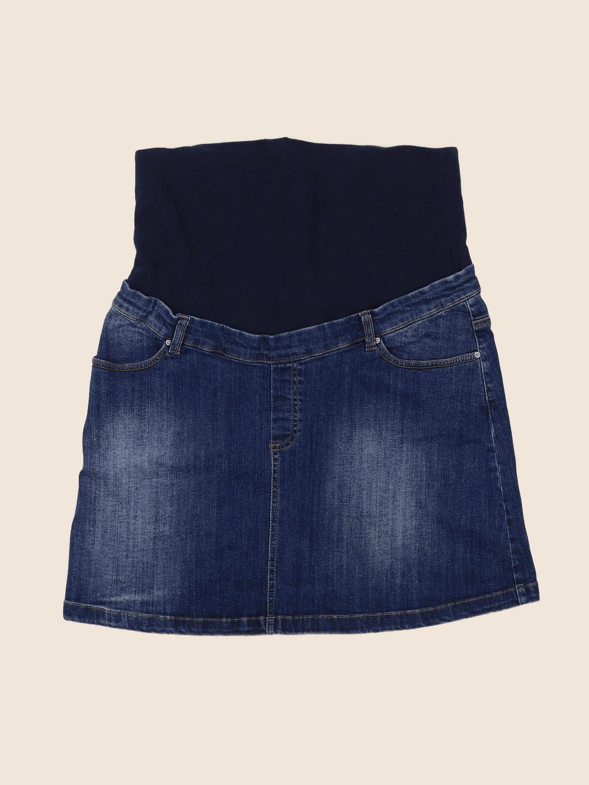 Envie de fraise - jupe grossesse bleu - 40