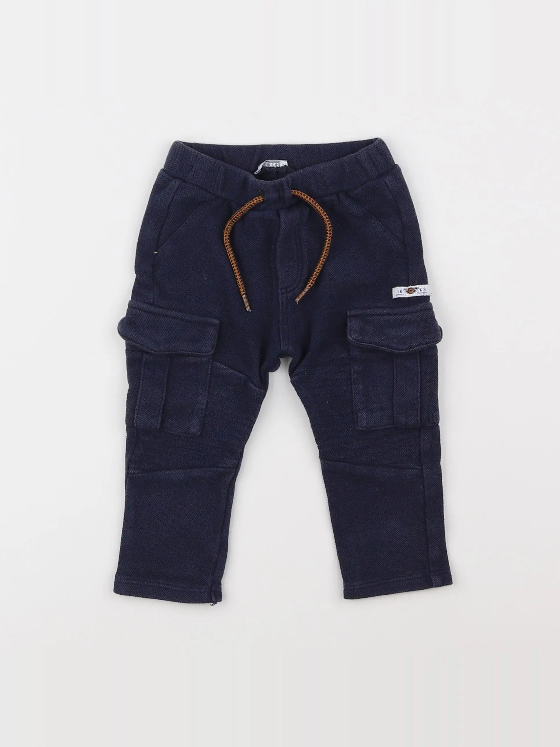 IKKS - pantalon bleu - 6 mois