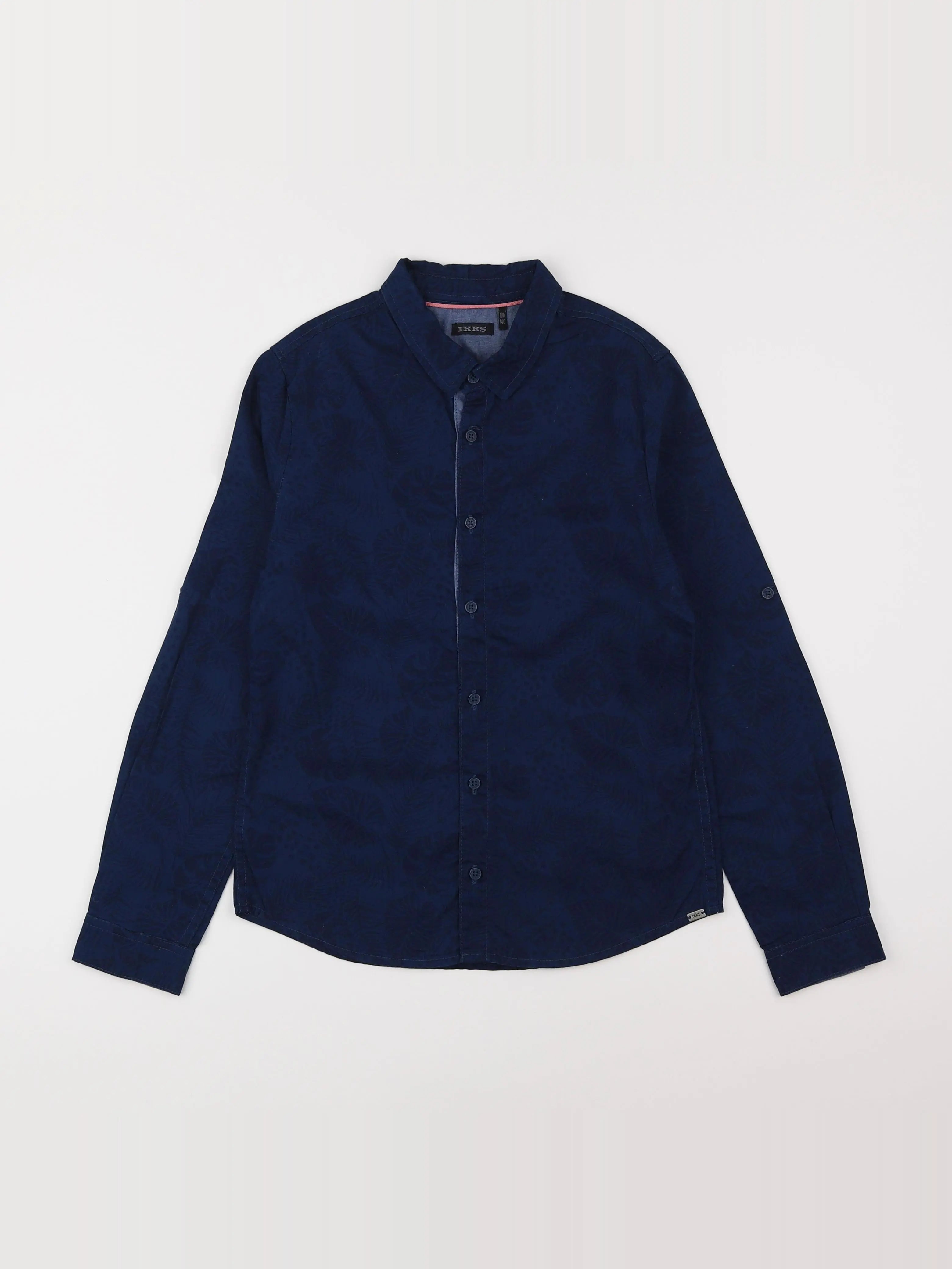 IKKS - chemise bleu - 10 ans