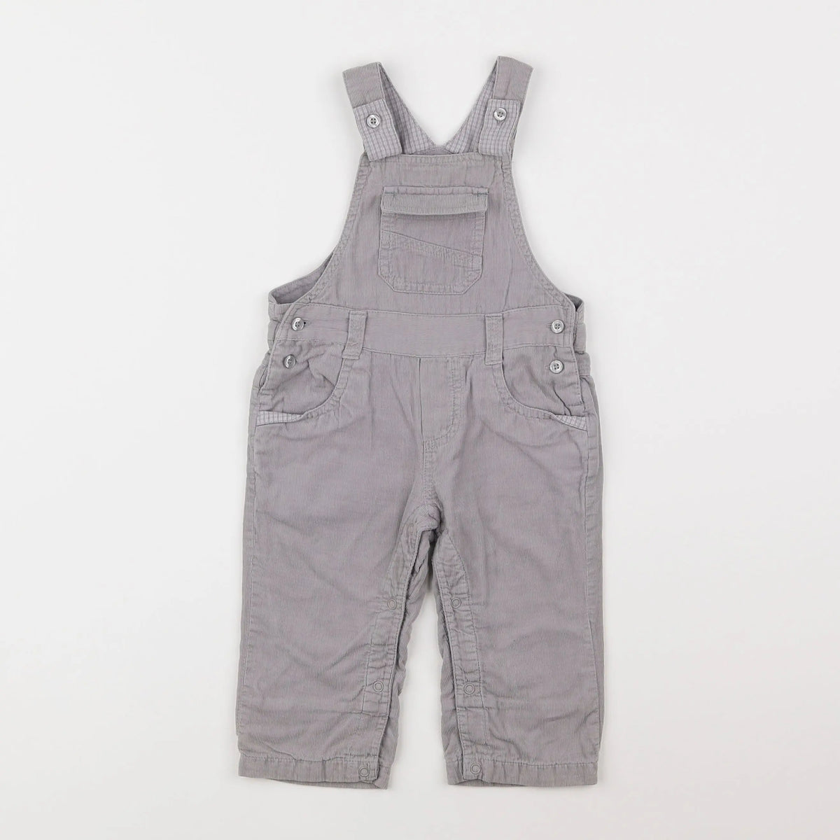 Vertbaudet - combinaison gris - 6 mois