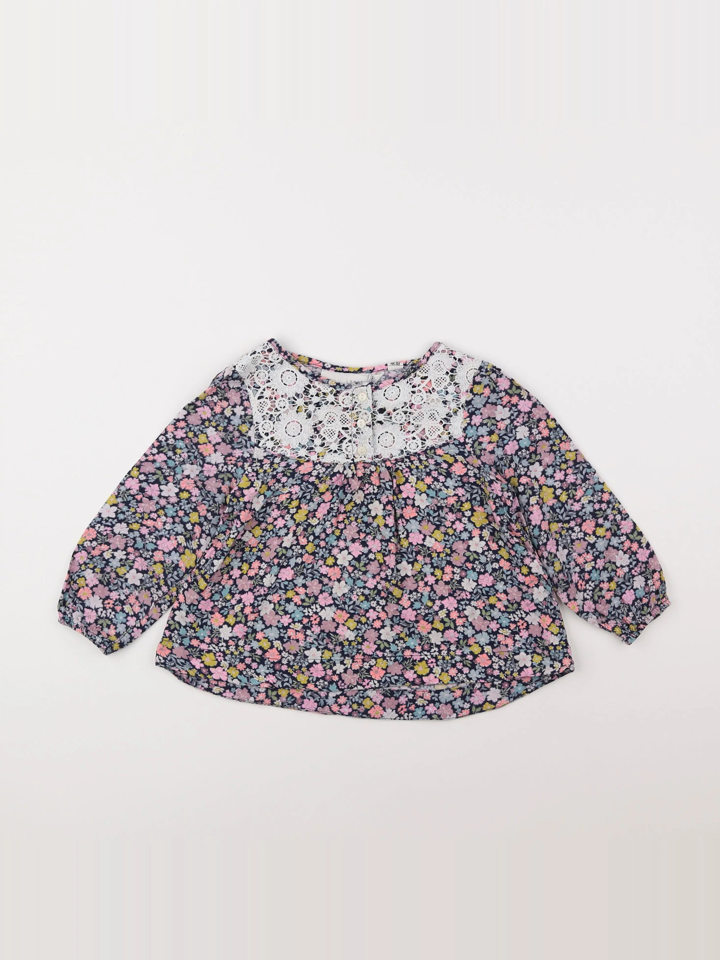 H&M - blouse multicolore - 2/3 ans