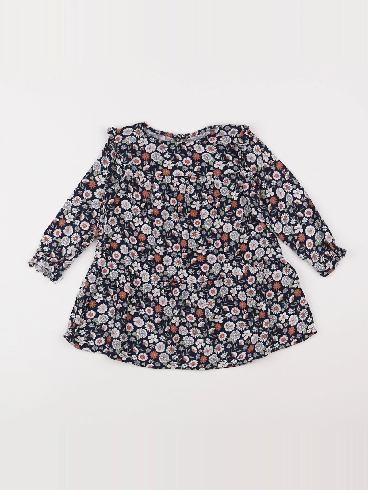 Vertbaudet - robe multicolore - 2 ans