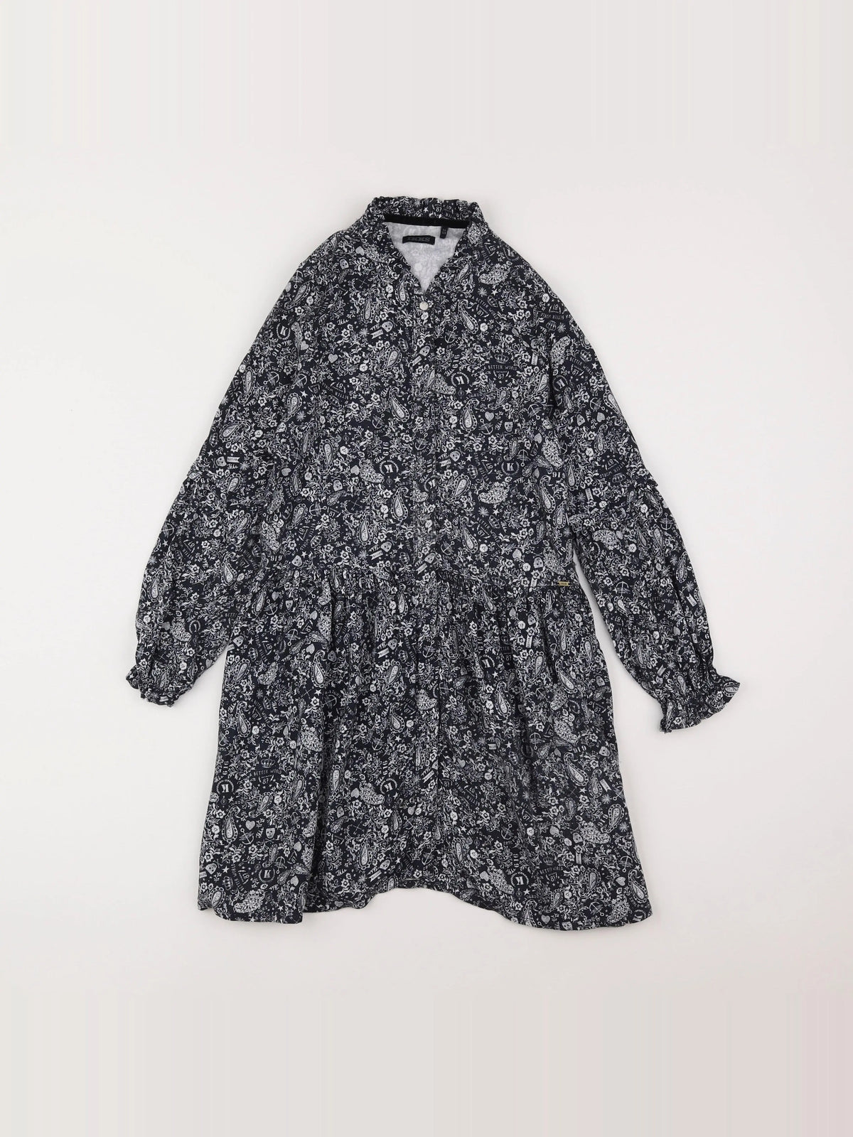 IKKS - robe noir - 8 ans