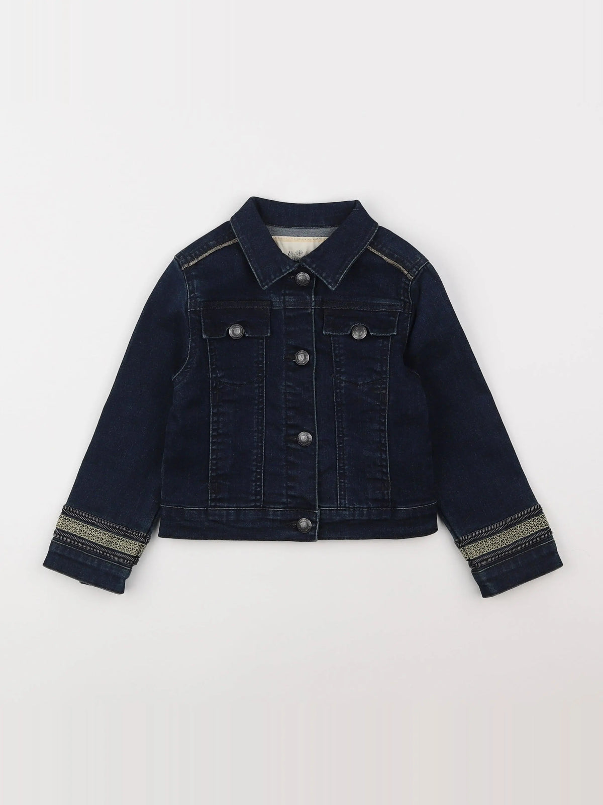 IKKS - veste imprimé au dos bleu - 4 ans