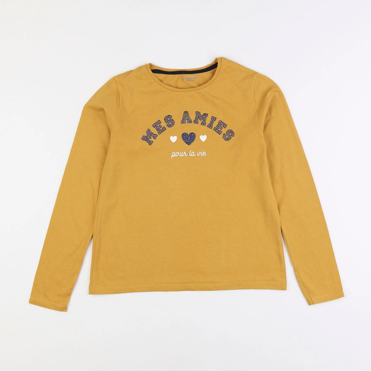 Vertbaudet - tee-shirt jaune - 10 ans