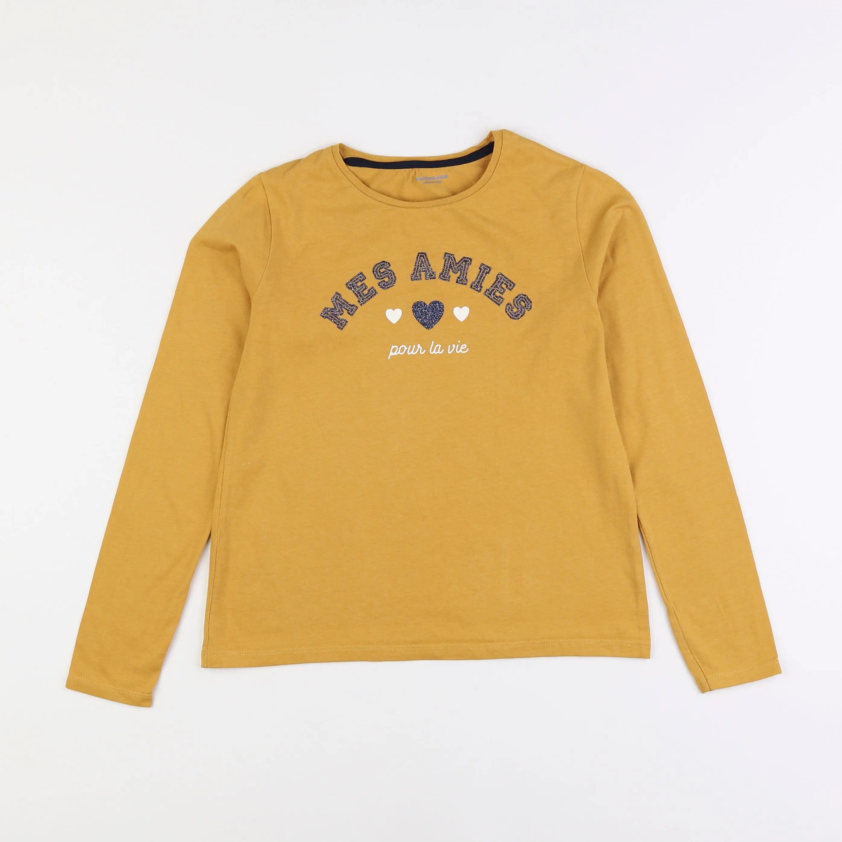 Vertbaudet - tee-shirt jaune - 10 ans