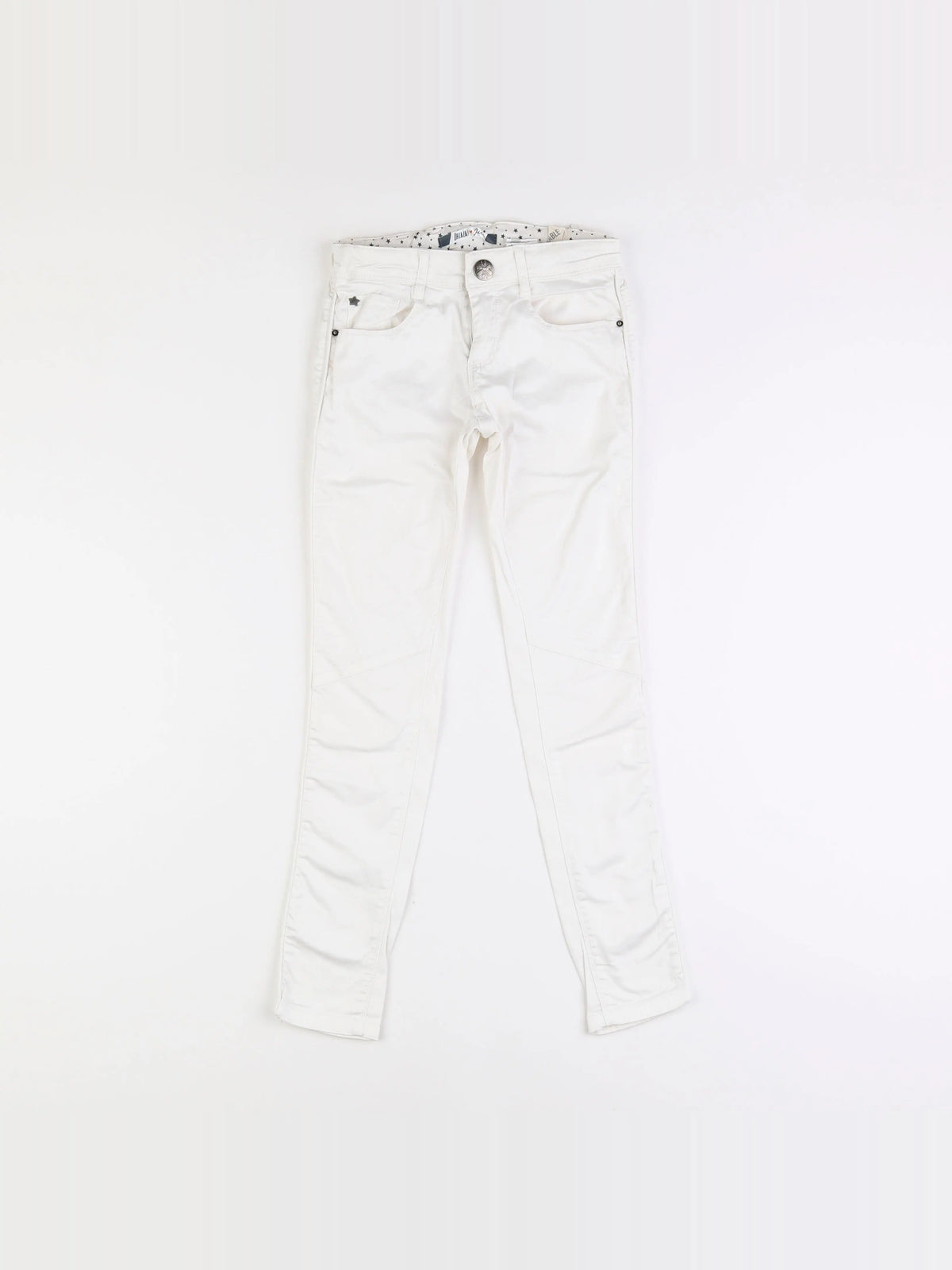 IKKS - pantalon blanc - 8 ans