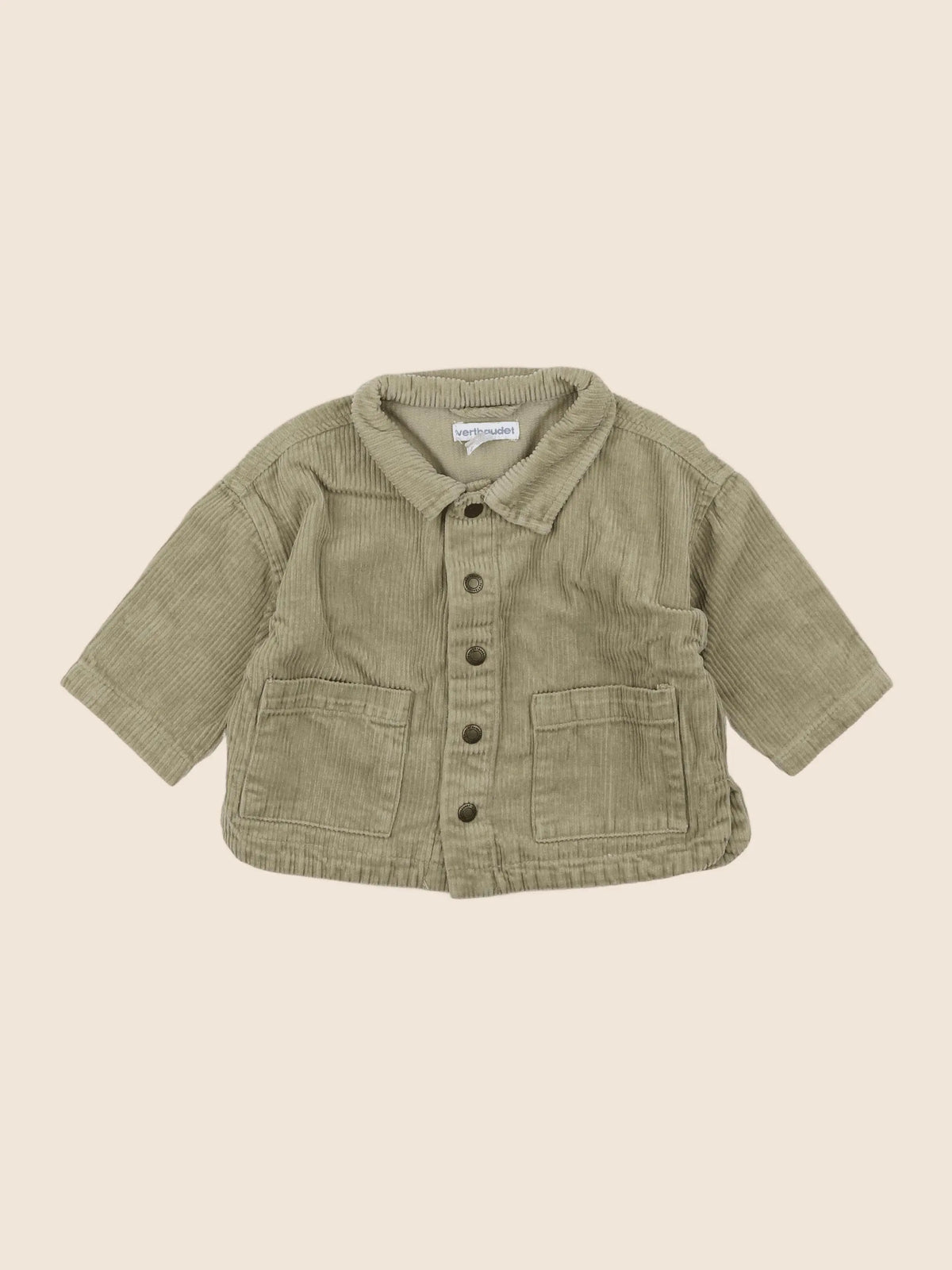 Vertbaudet - chemise vert - 6 mois