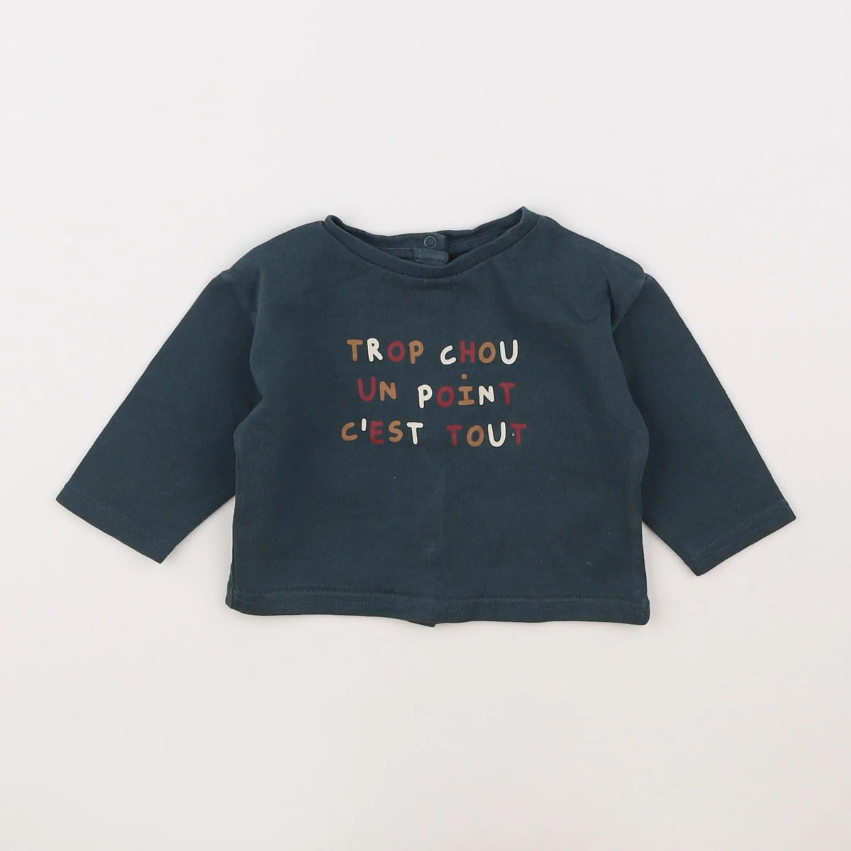 Vertbaudet - tee-shirt gris - 6 mois
