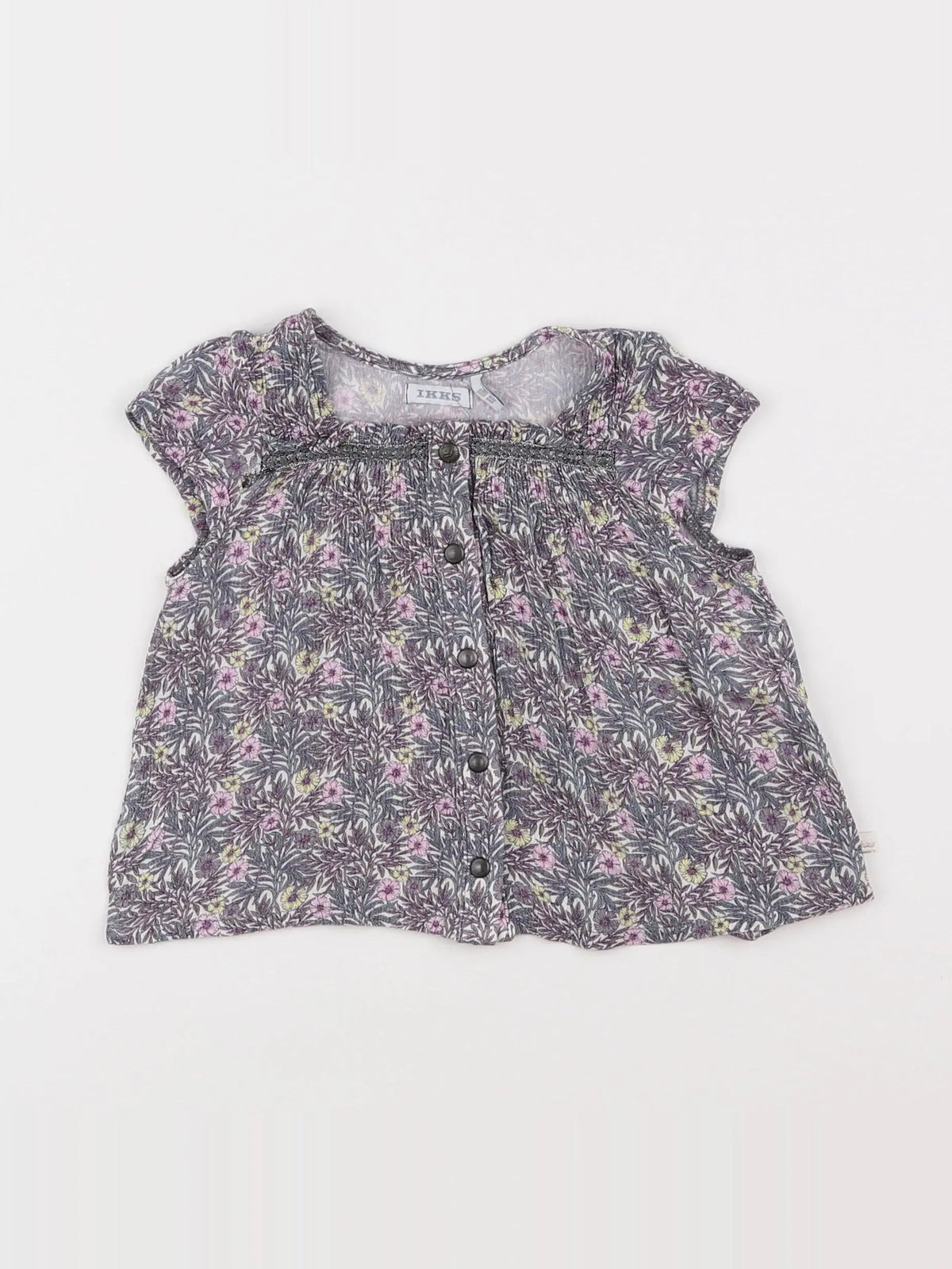IKKS - blouse violet - 18 mois