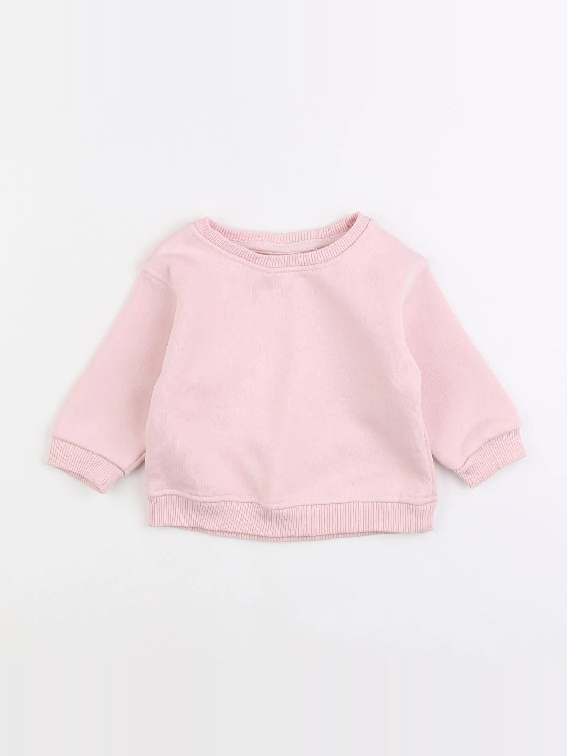 Zara - sweat rose - 3/6 mois