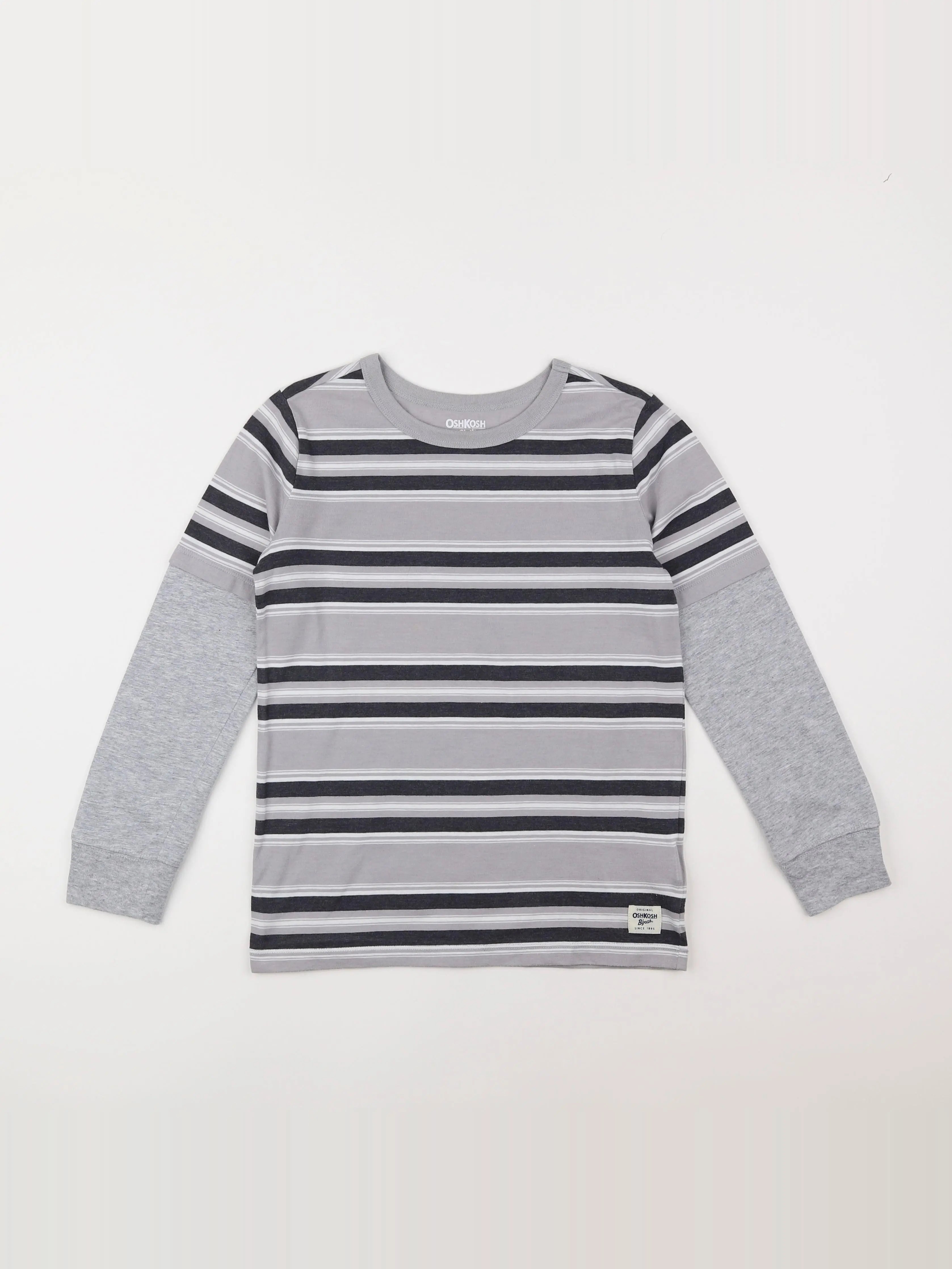 Oshkosh - tee-shirt gris - 10 ans