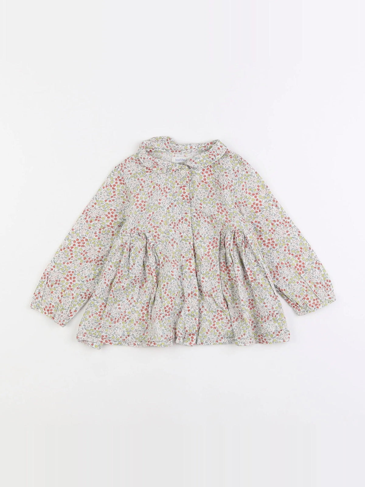 Boutchou - blouse multicolore - 12 mois
