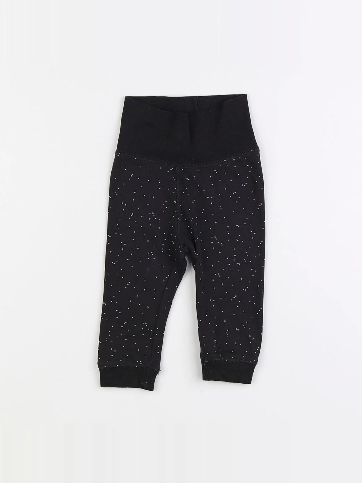 H&M - legging noir - 3/6 mois