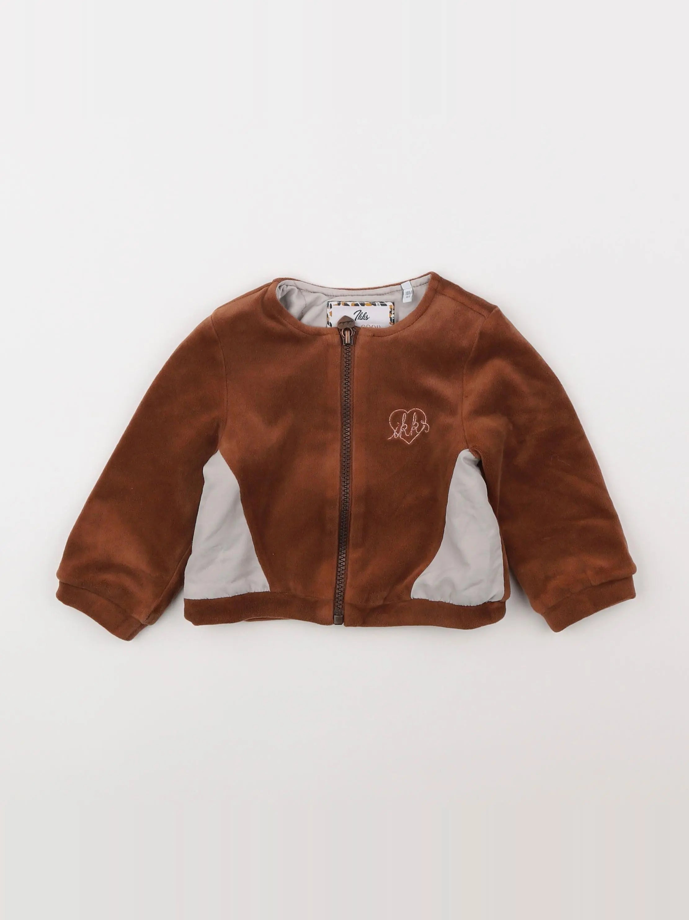 IKKS - veste marron - 18 mois