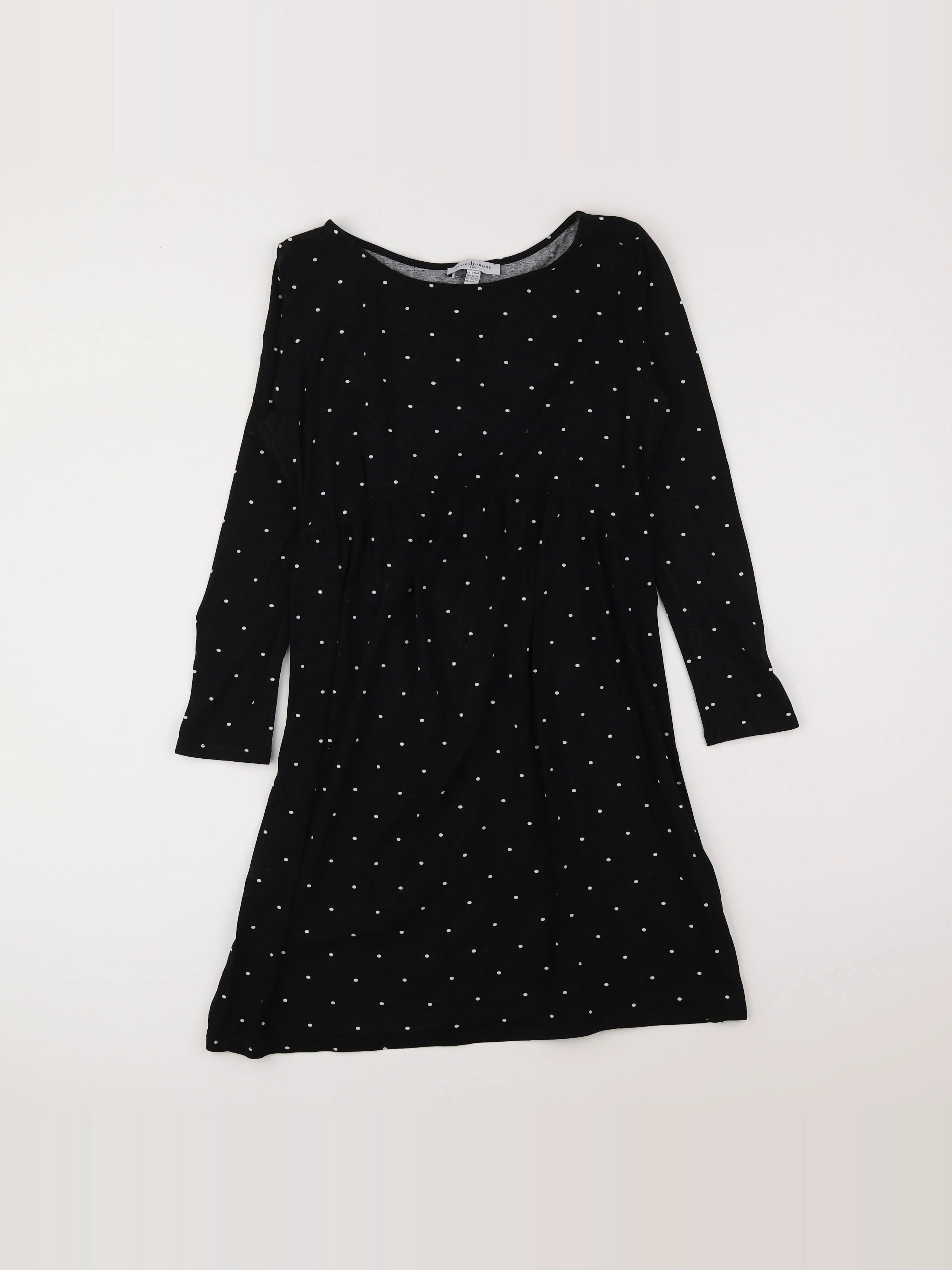Envie de fraise - robe grossesse noir, blanc - 38 à 40