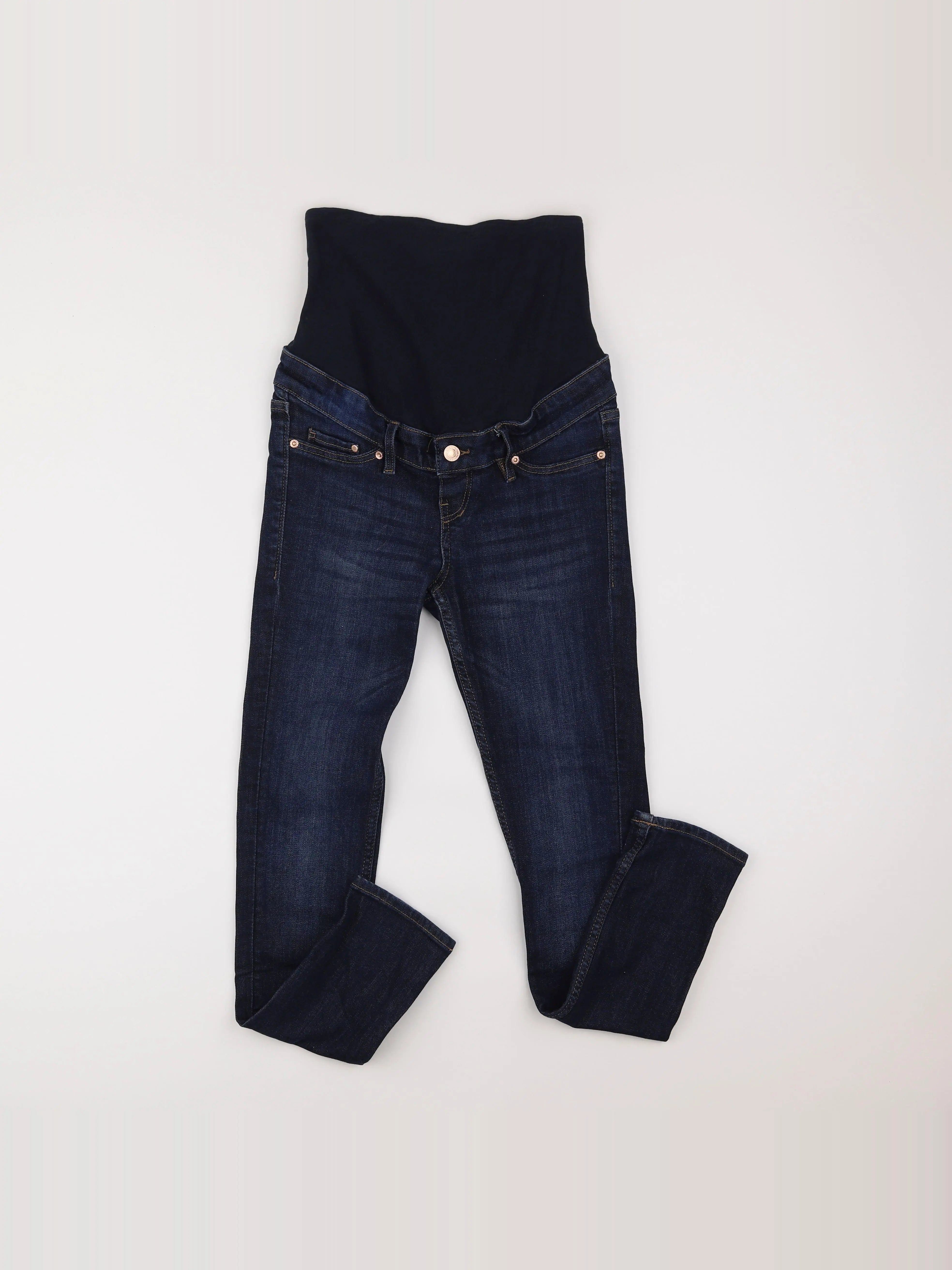 H&M - jean grossesse bleu - 36
