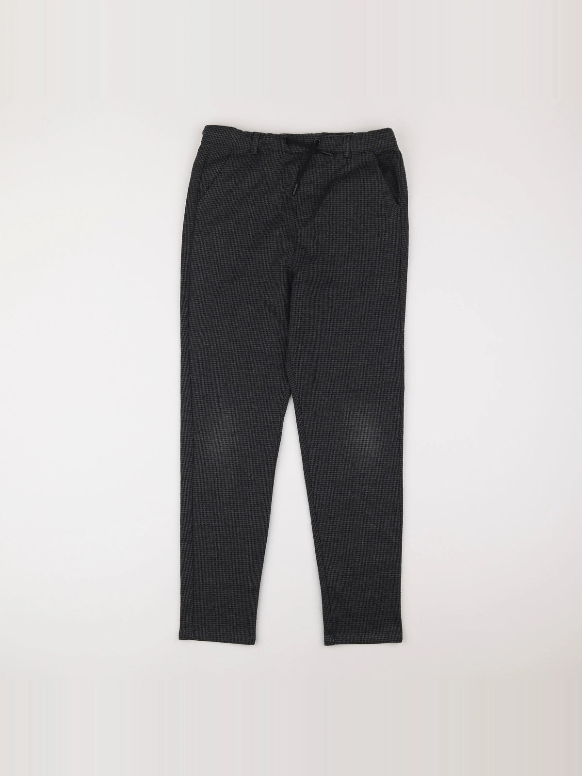 Vertbaudet - pantalon marron, noir - 12 ans