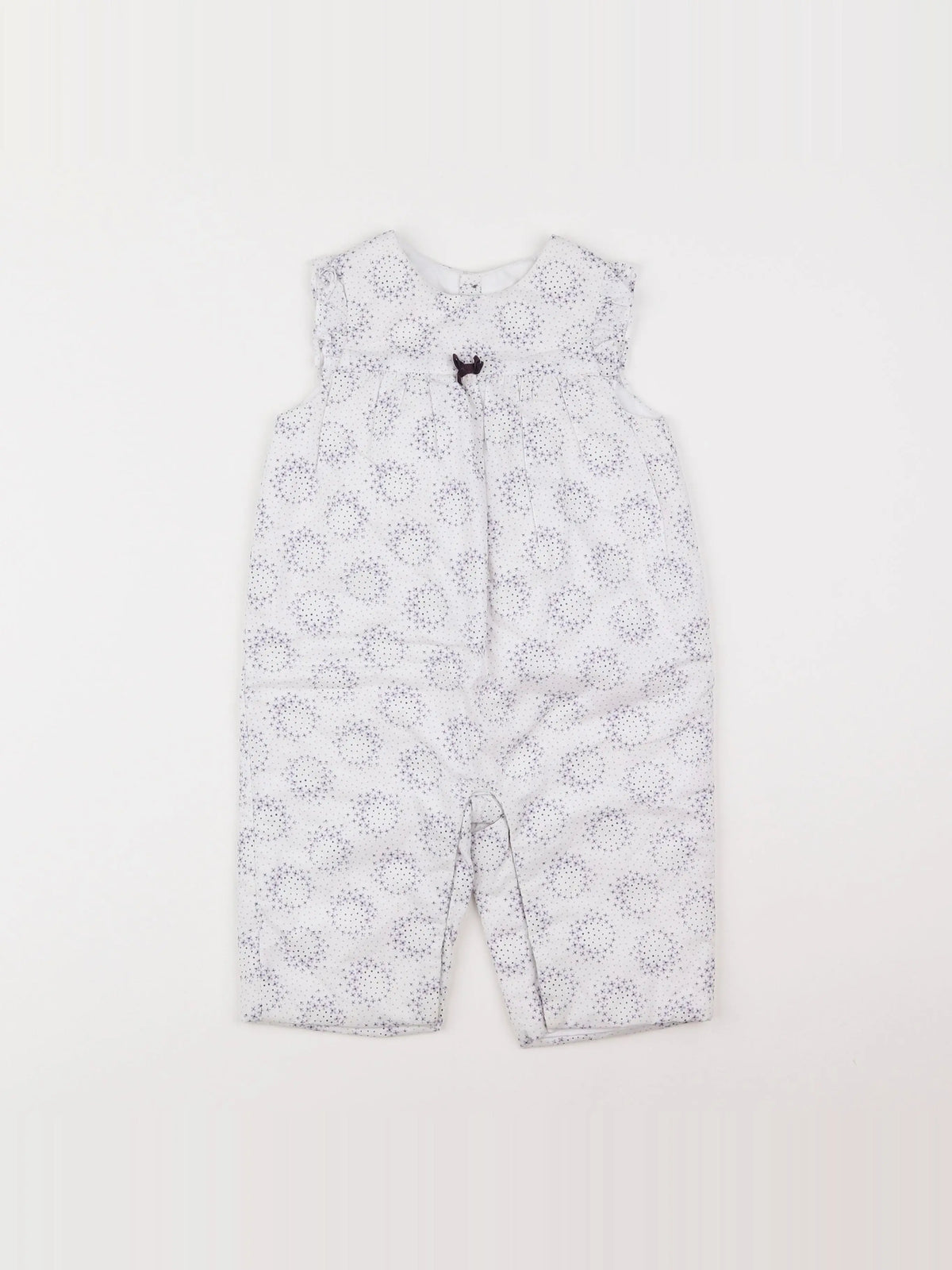 Jacadi - combinaison doublé blanc - 12 mois