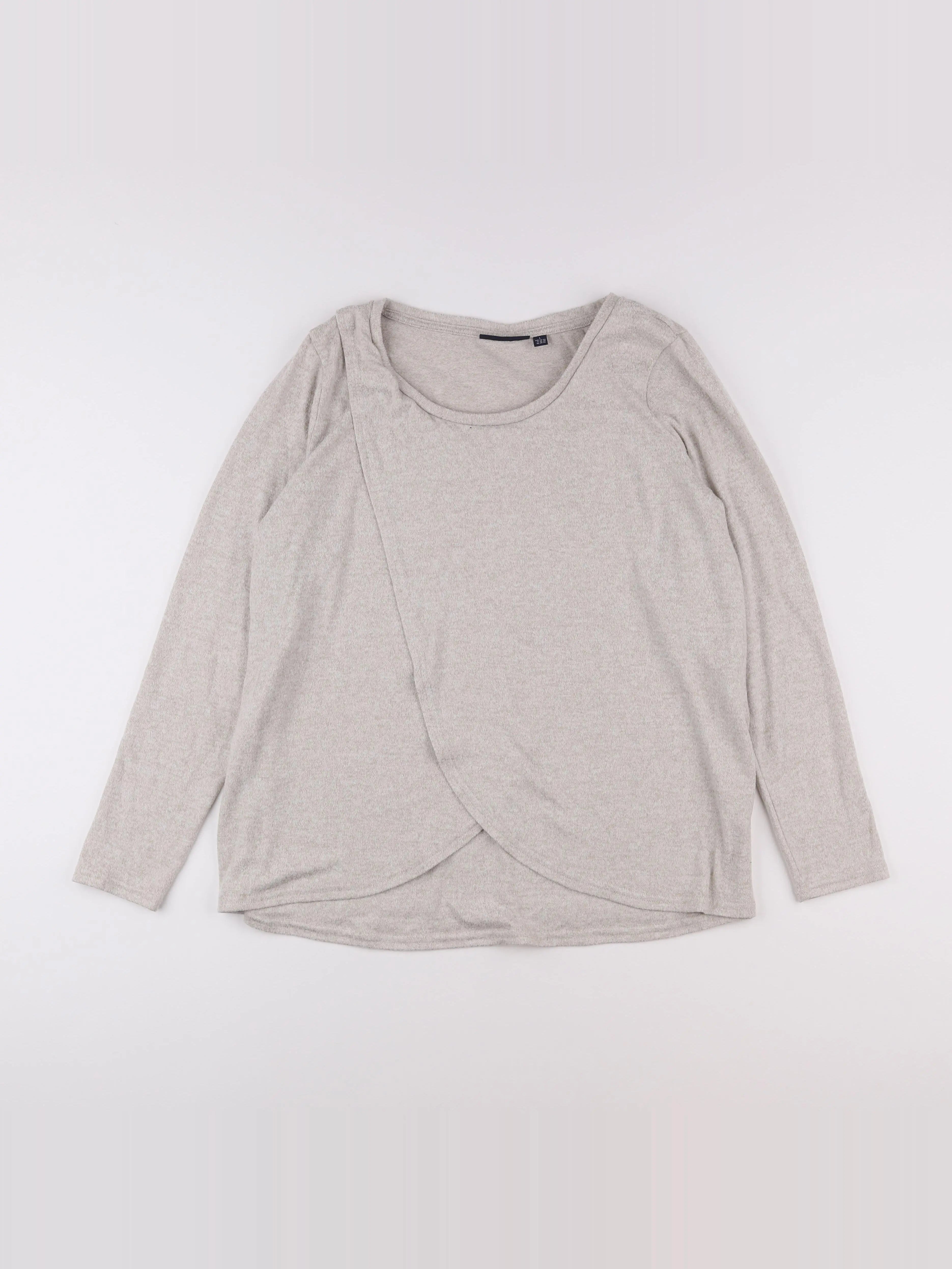 Kiabi - pull grossesse beige - 42 à 44