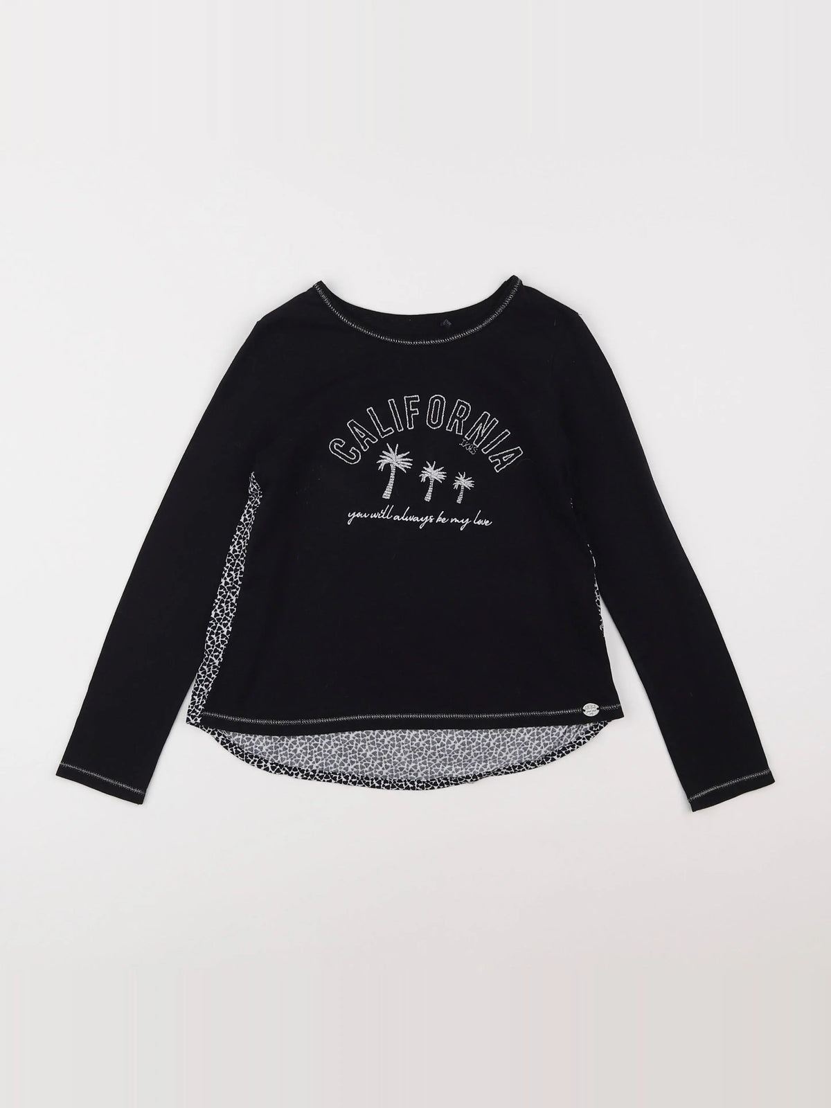 IKKS - tee-shirt noir - 8 ans