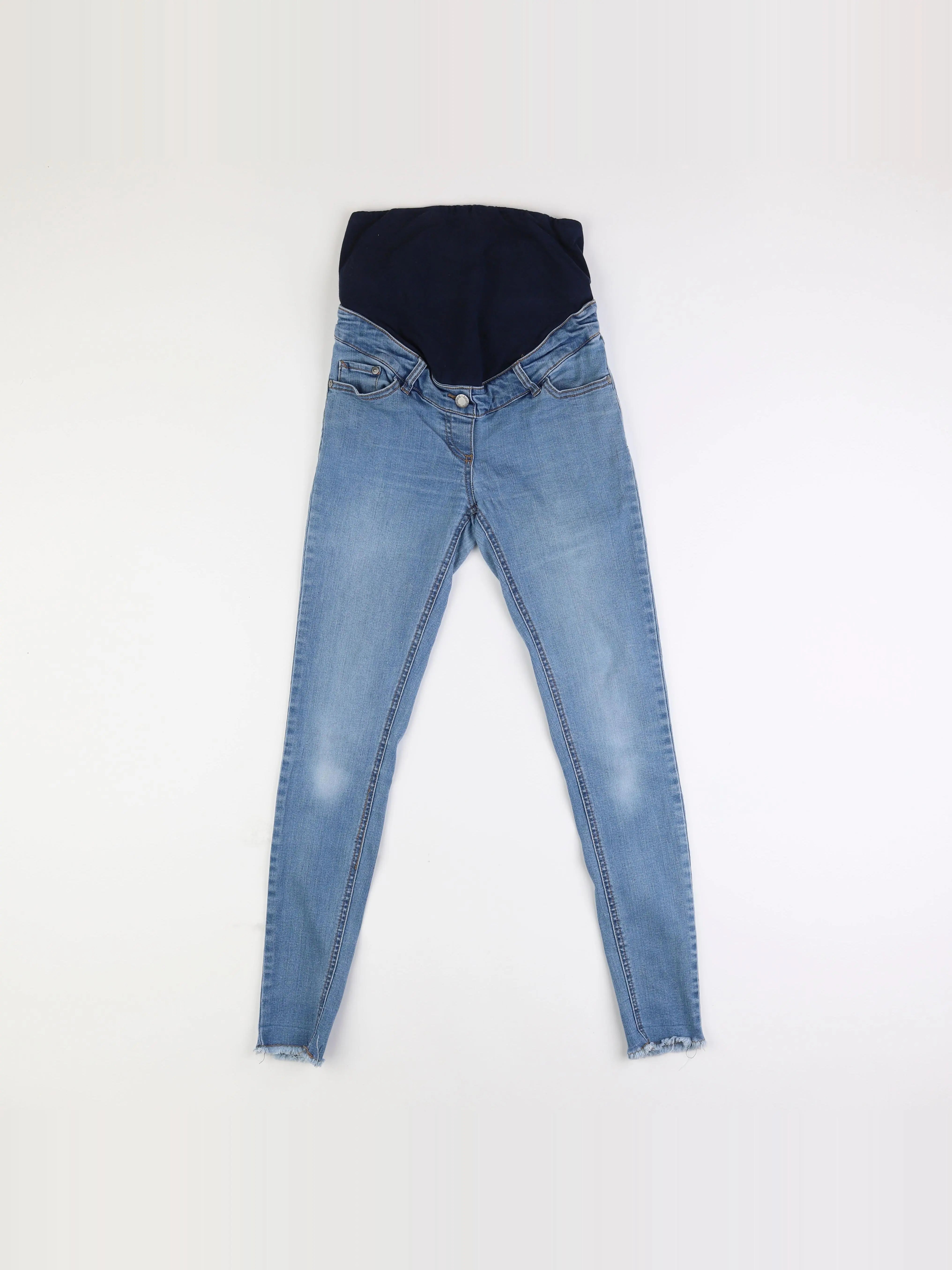 Vertbaudet - jean grossesse bleu - 34
