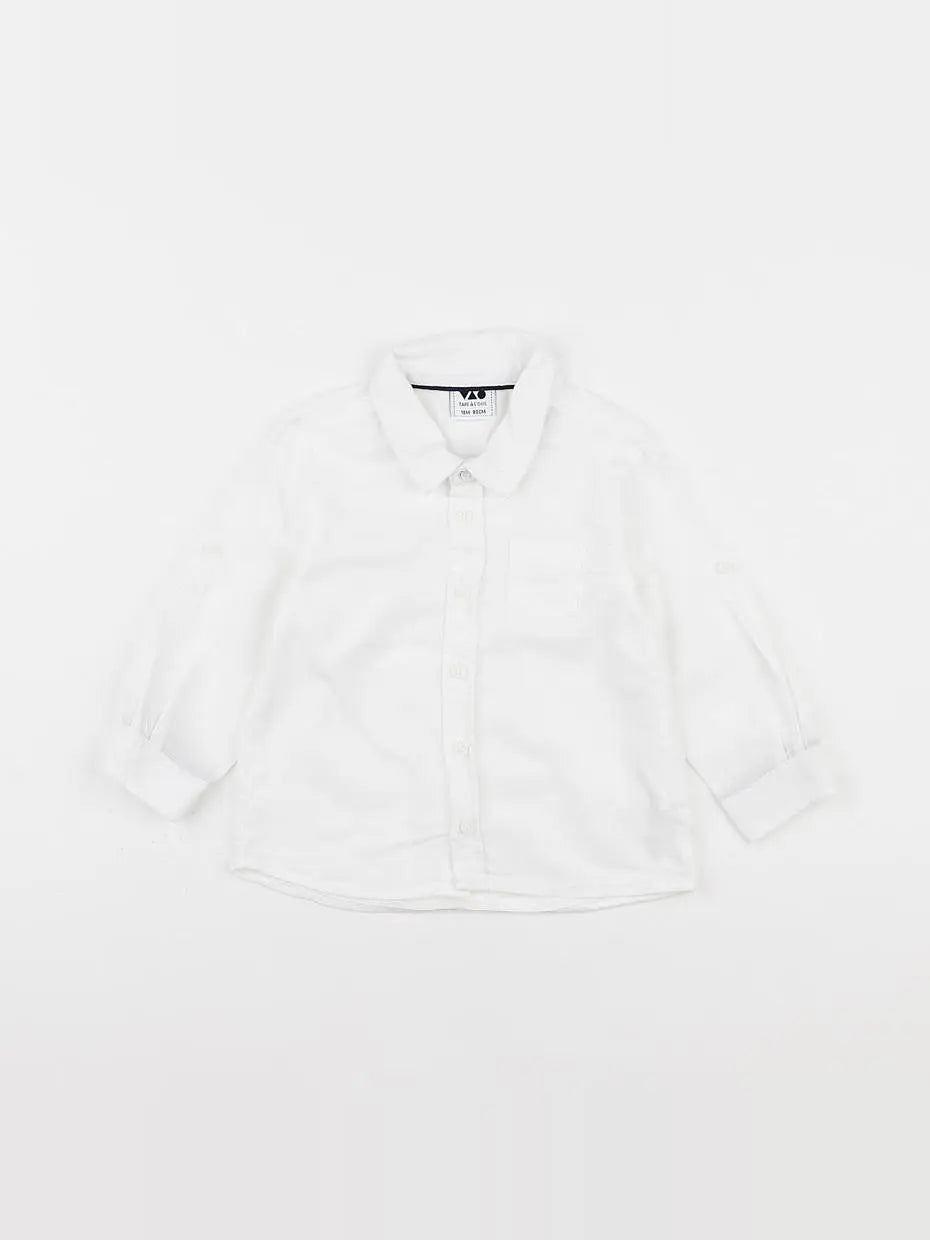 Tape à l'oeil - chemise blanc - 18 mois