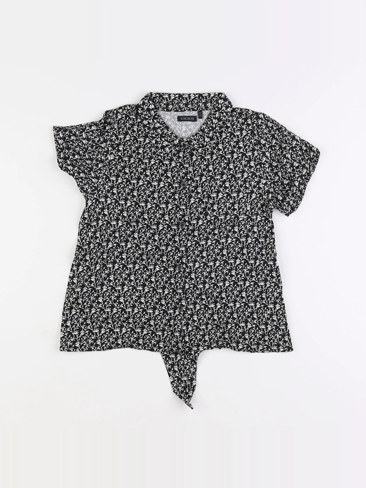 IKKS - blouse noir - 8 ans