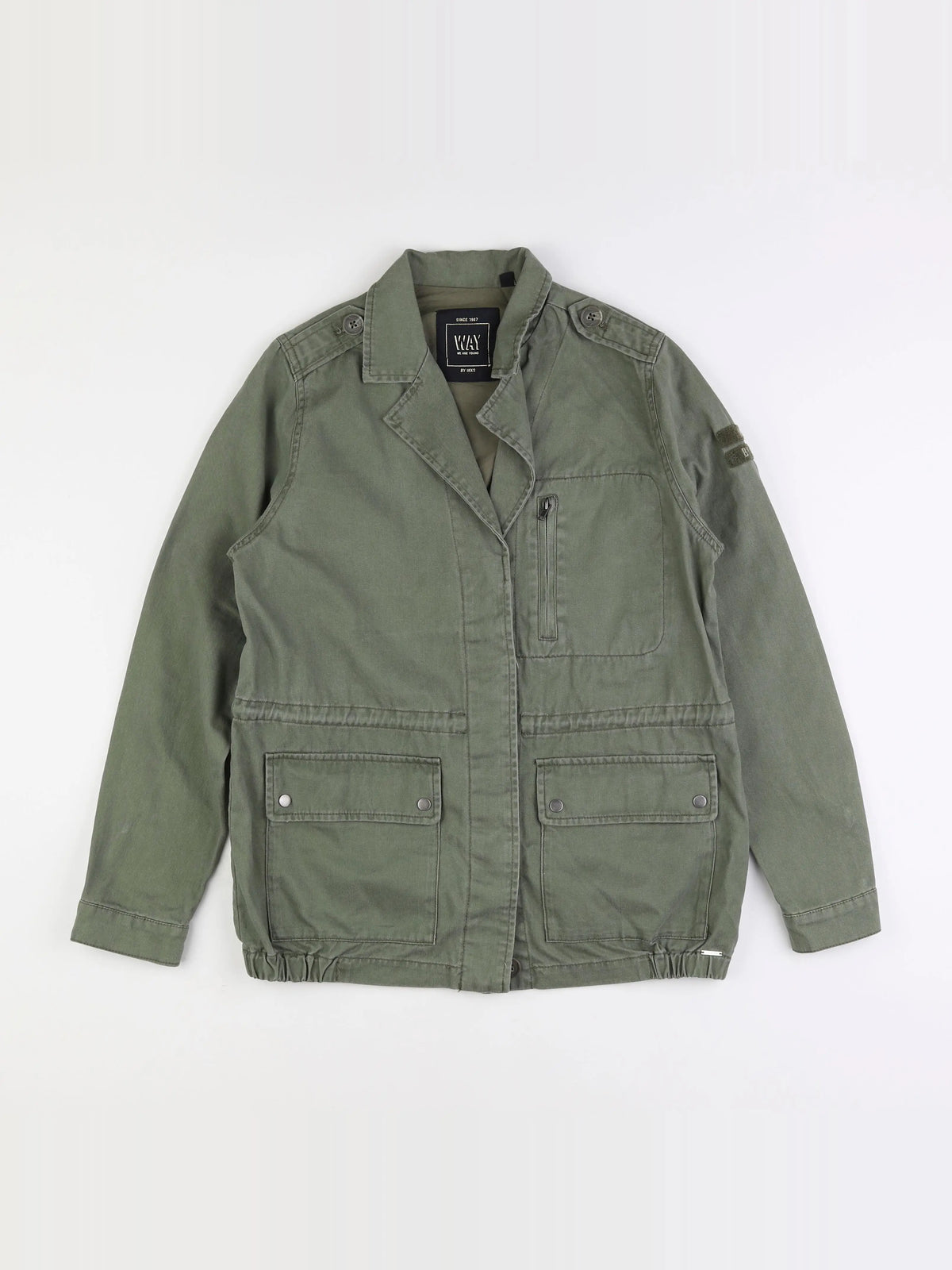 IKKS - veste imprimé au dos vert - 14 ans