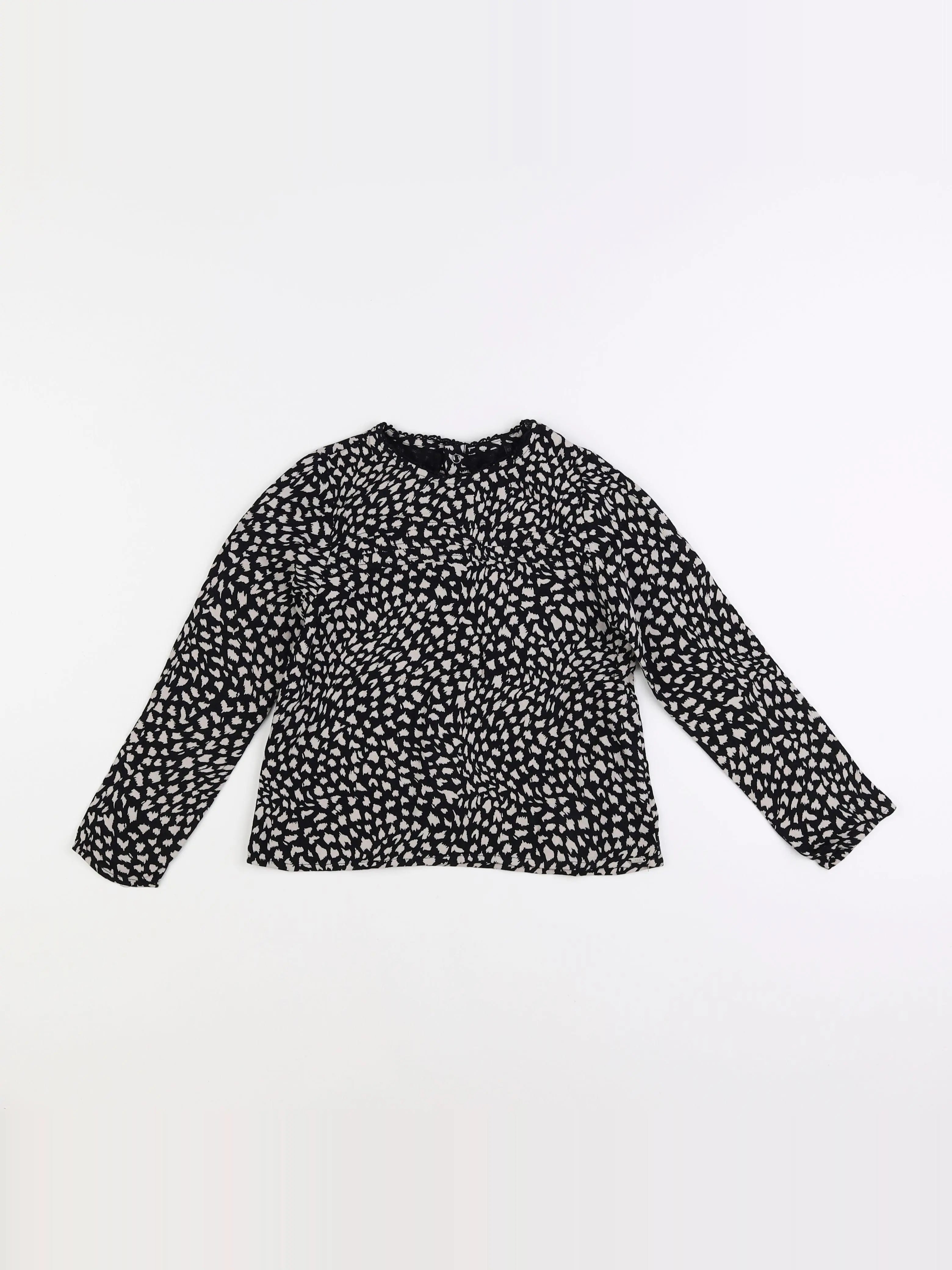 IKKS - blouse noir - 6 ans