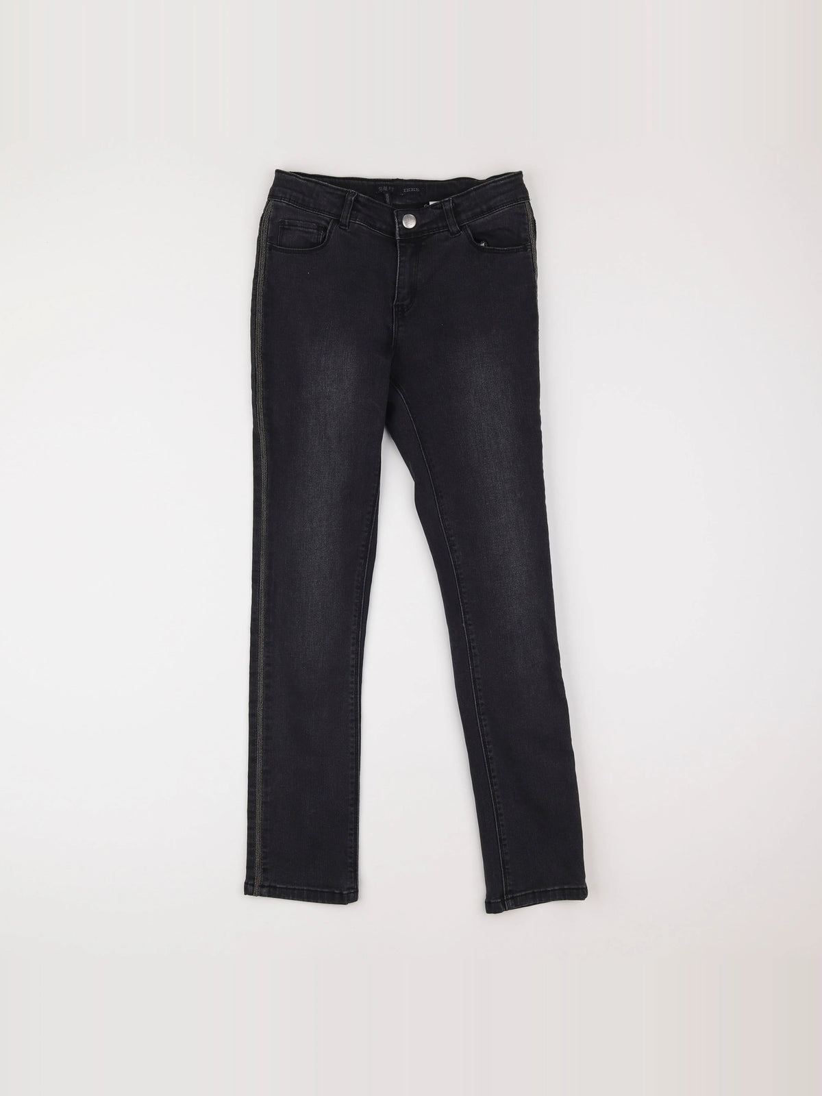 IKKS - jean noir - 12 ans