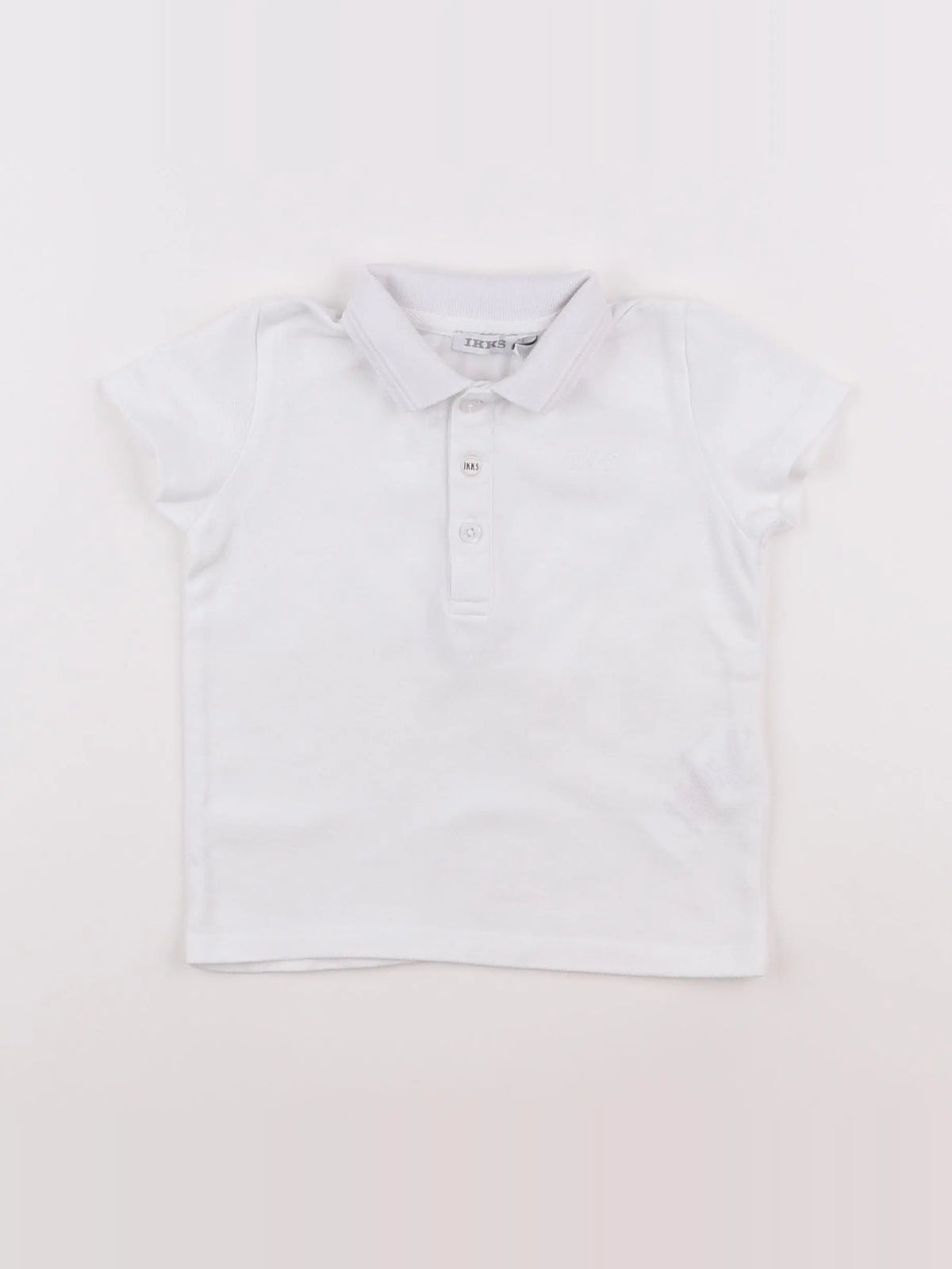 IKKS - polo blanc - 12 mois