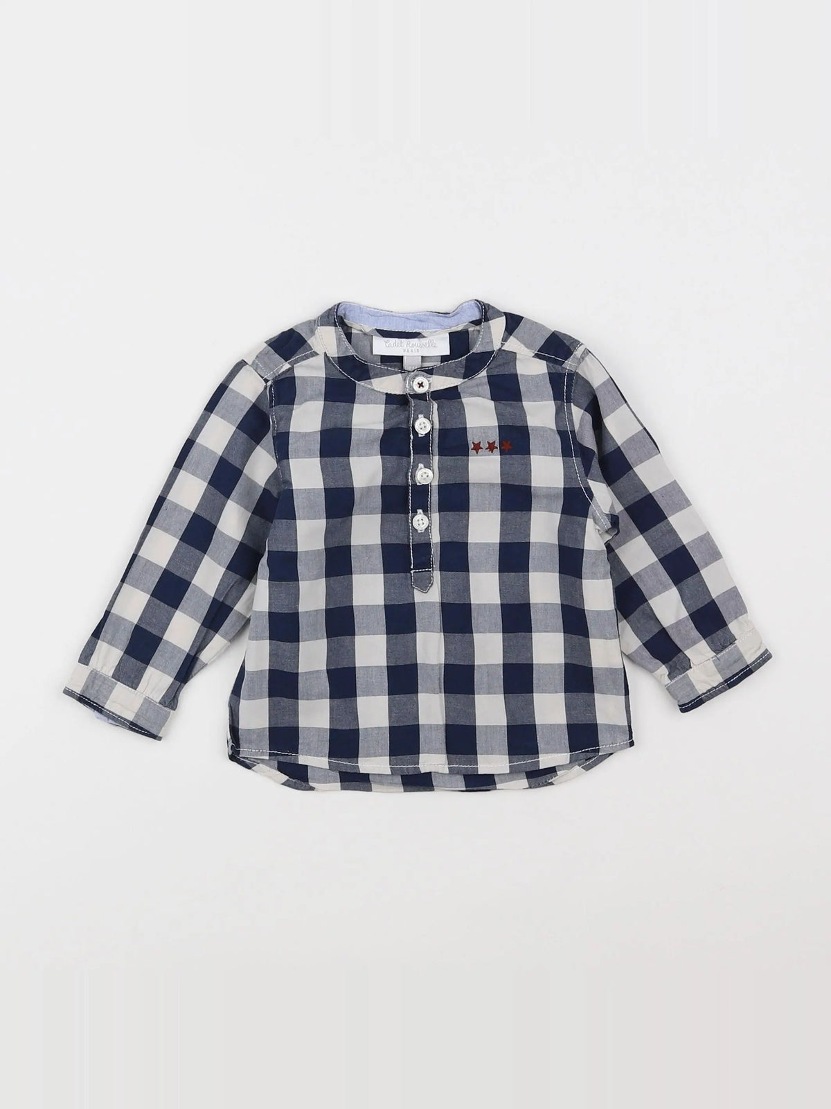 Cadet Rousselle - chemise blanc, bleu - 6 mois