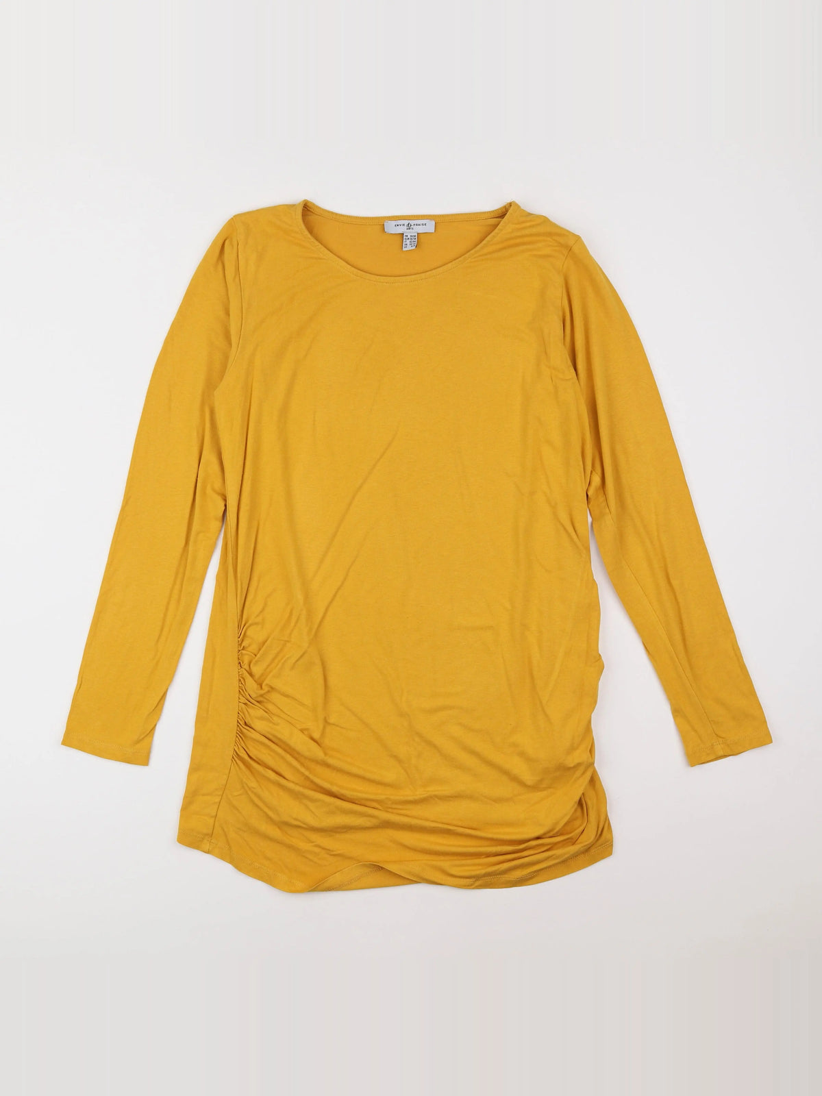 Envie de fraise - tee-shirt grossesse jaune - 38 à 40