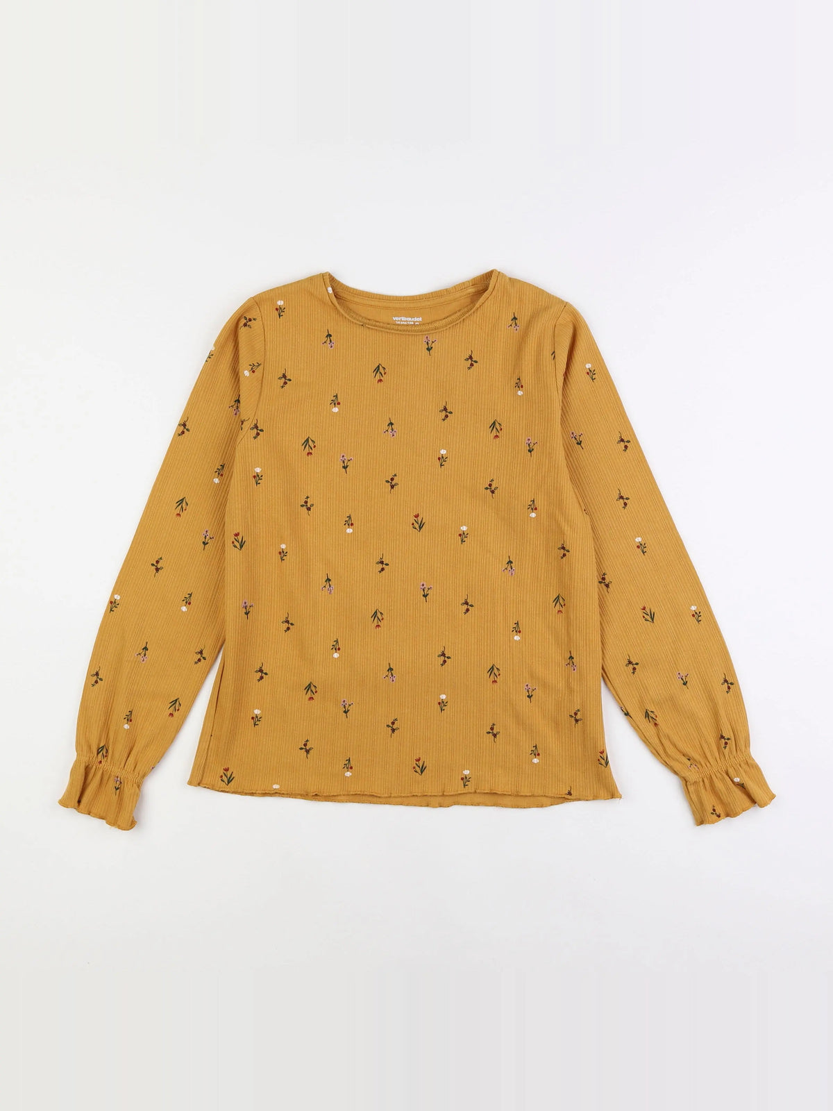 Vertbaudet - tee-shirt marron - 14 ans