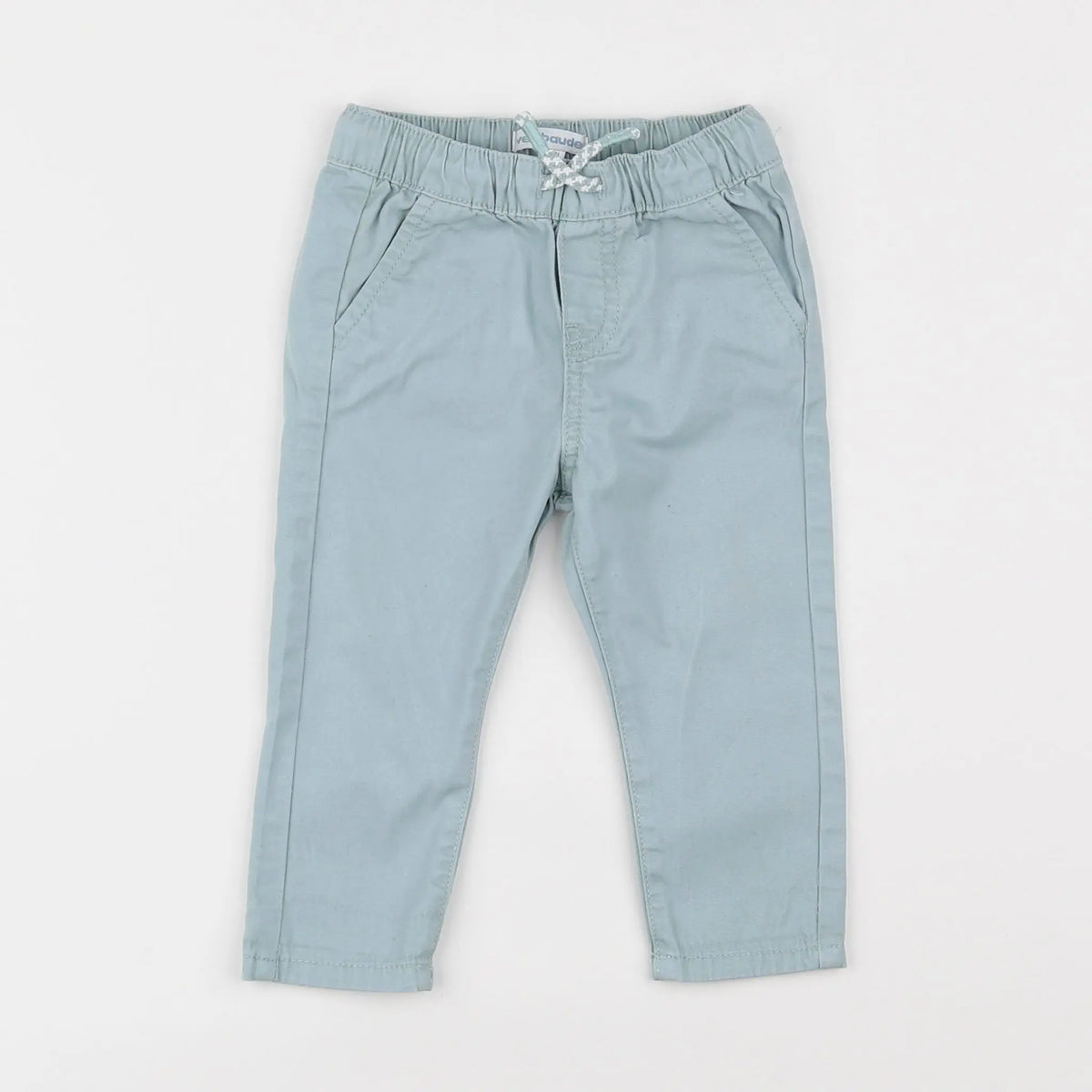 Vertbaudet - pantalon bleu - 9 mois