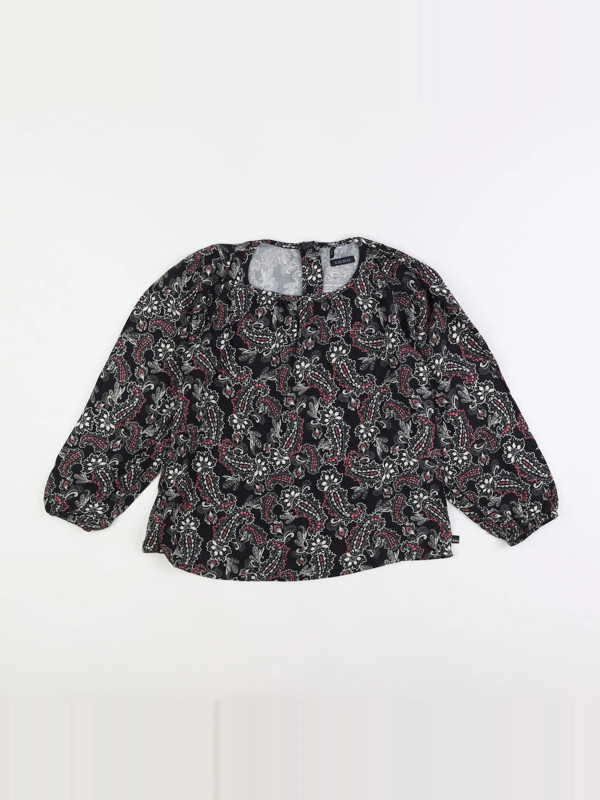 IKKS - blouse noir - 6 ans