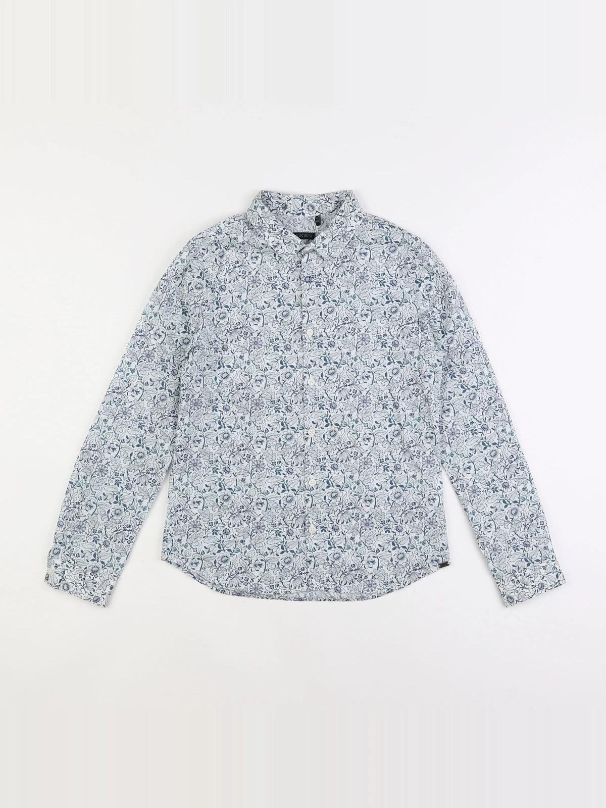 IKKS - chemise bleu - 10 ans