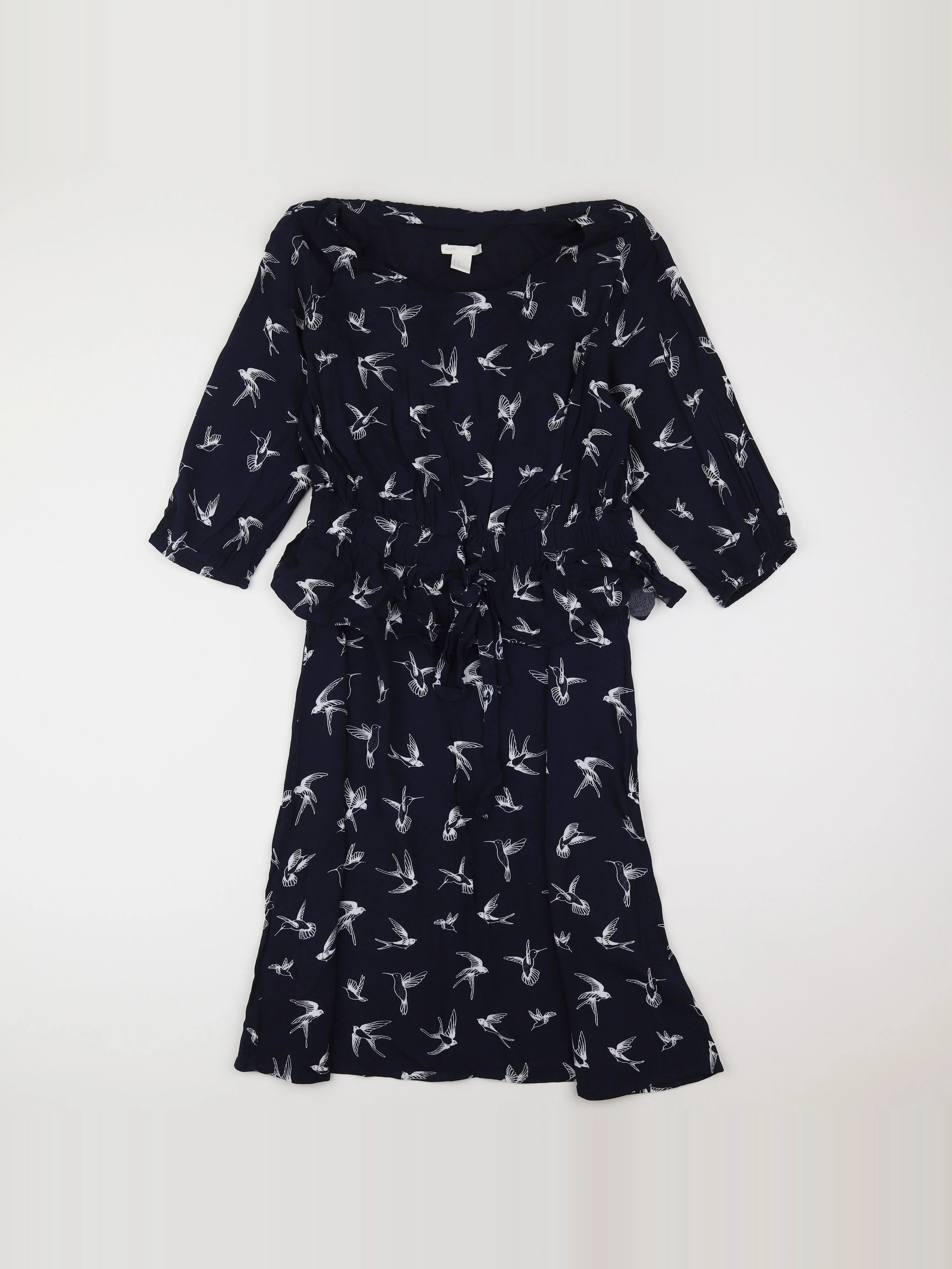 H&M - robe grossesse bleu - 38